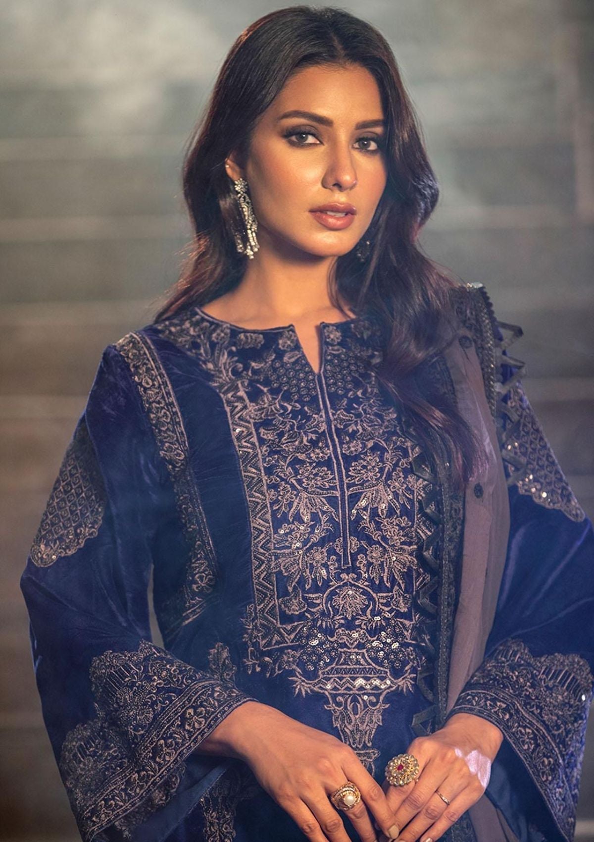 Winter Collection - Noorma Kaamal - Heer - Velvet - NKV#07