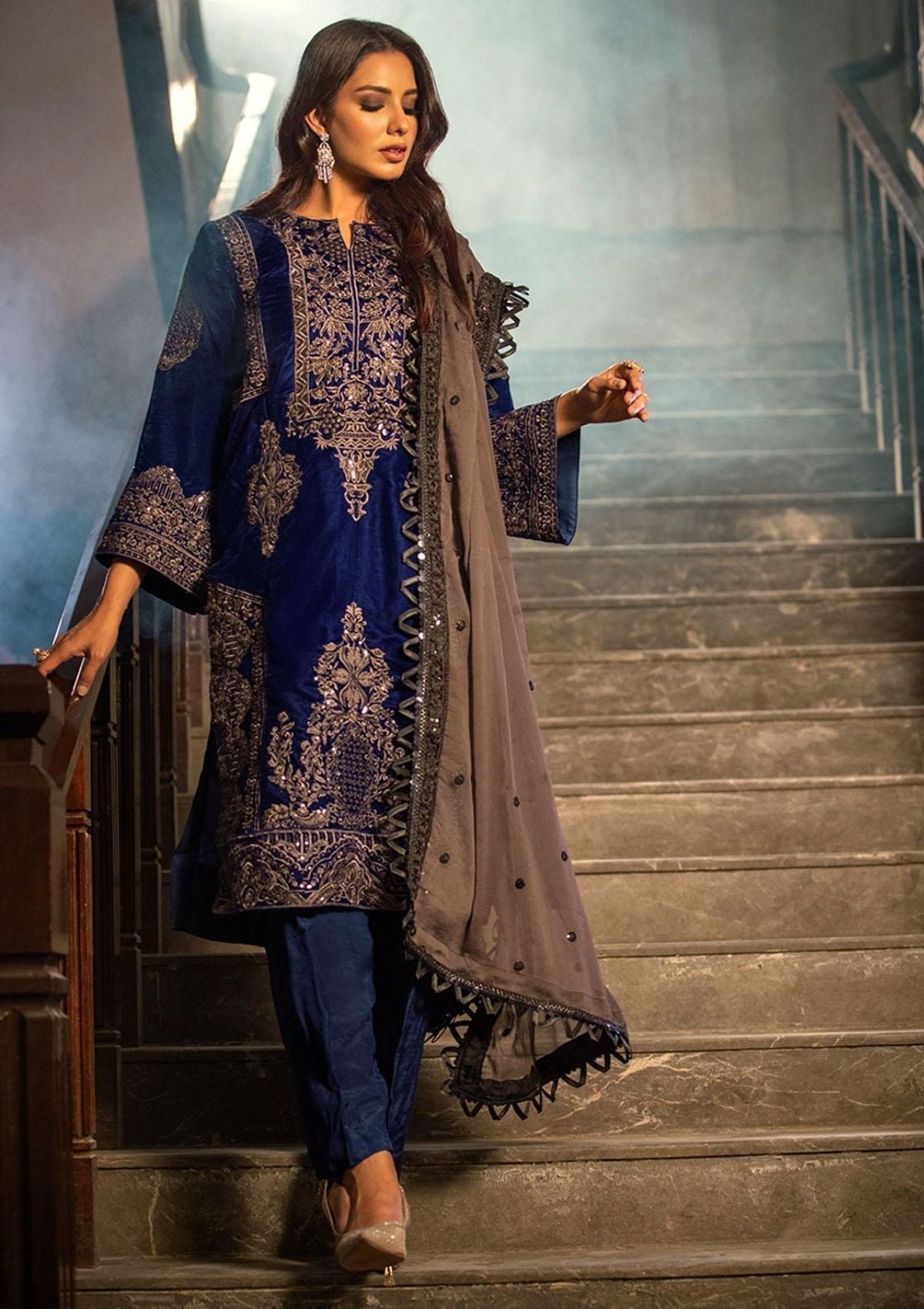 Winter Collection - Noorma Kaamal - Heer - Velvet - NKV#07