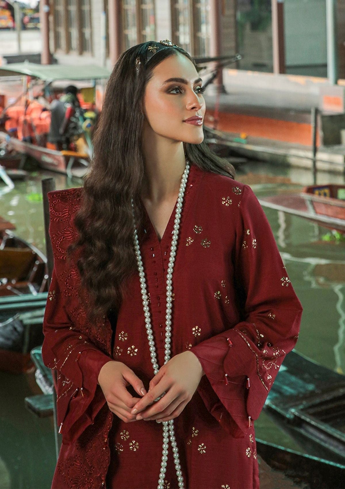 Winter Collection - Nureh - Bazaar - Chikankari - NW#74