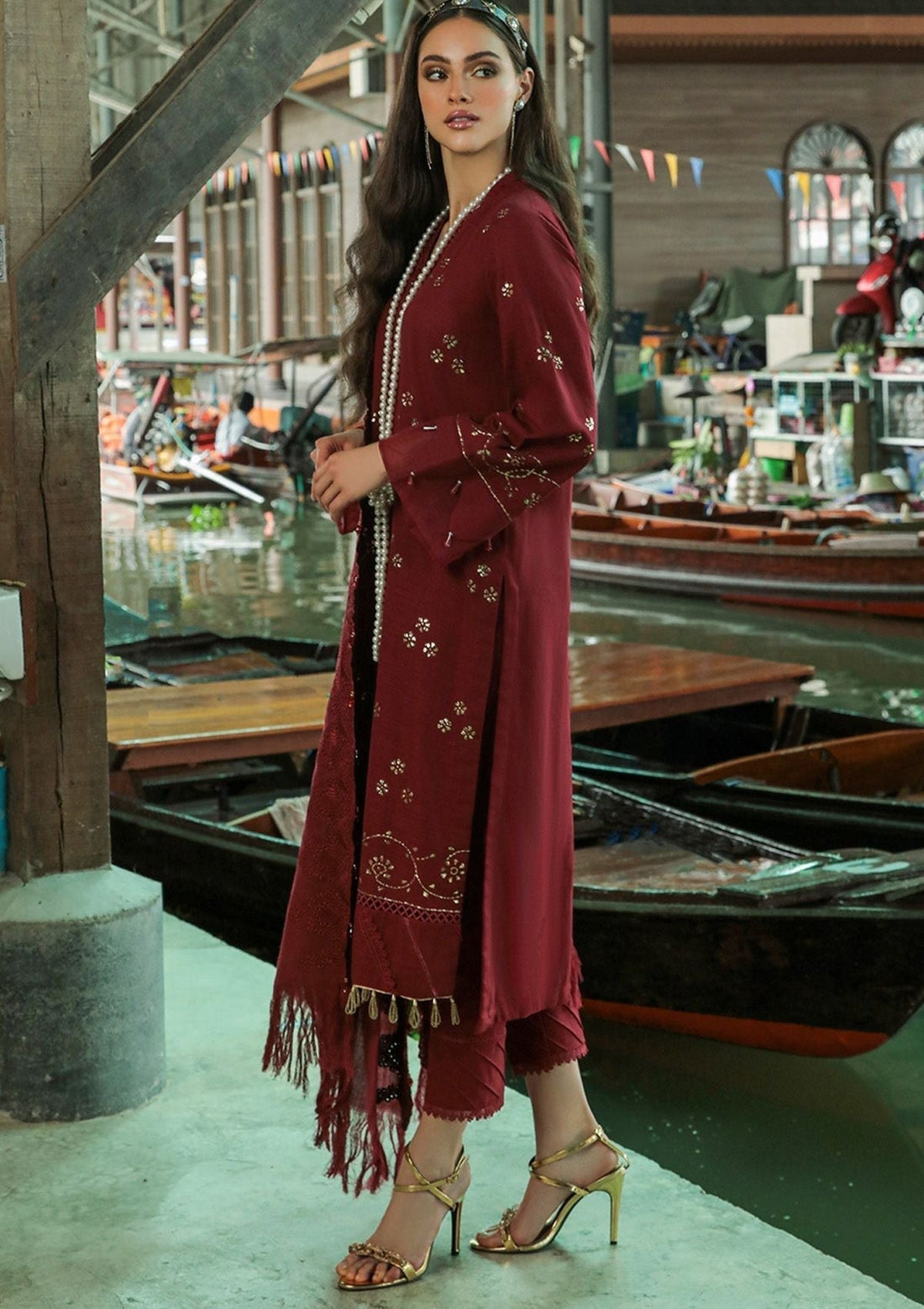 Winter Collection - Nureh - Bazaar - Chikankari - NW#74