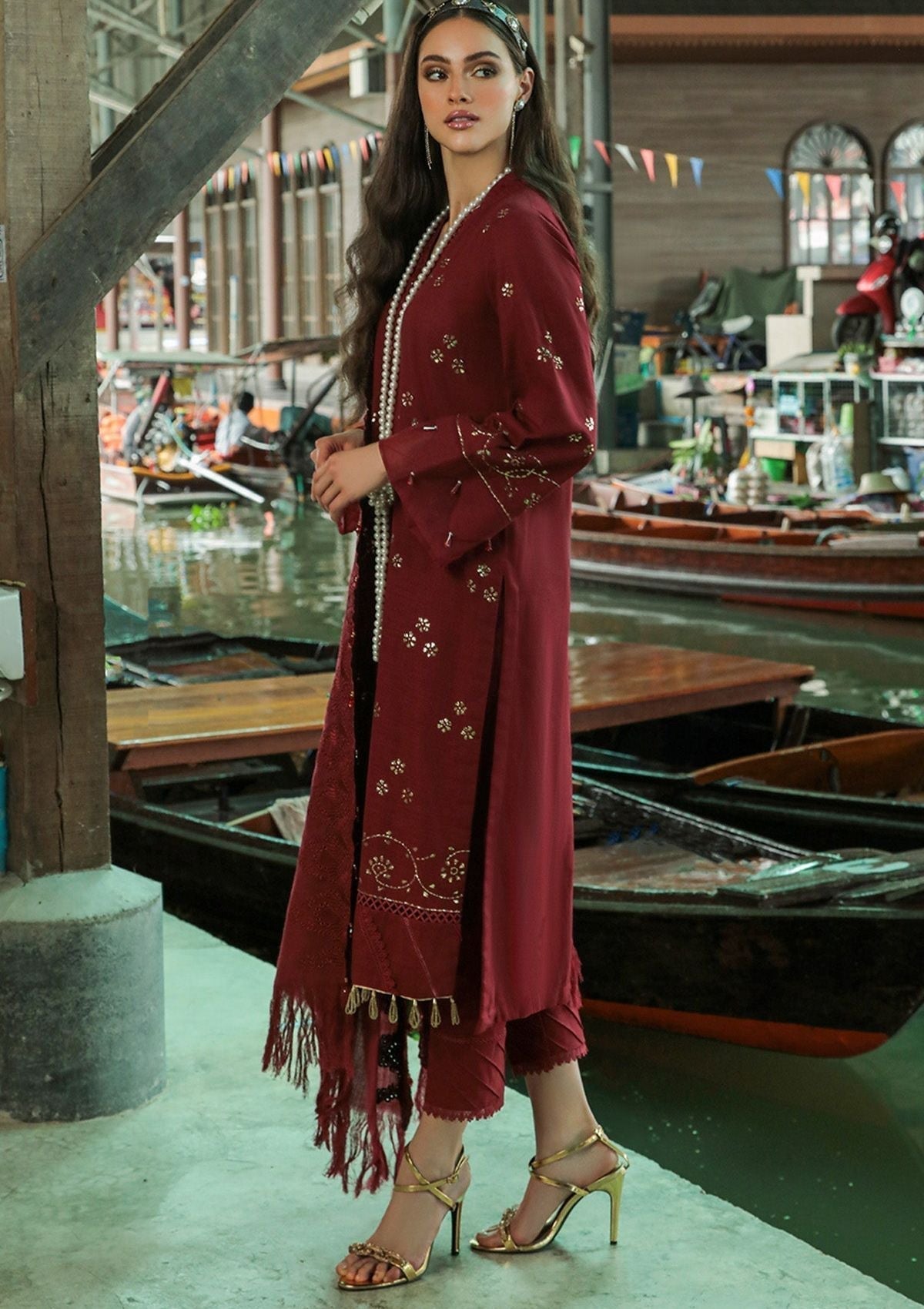 Winter Collection - Nureh - Bazaar - Chikankari - NW#74