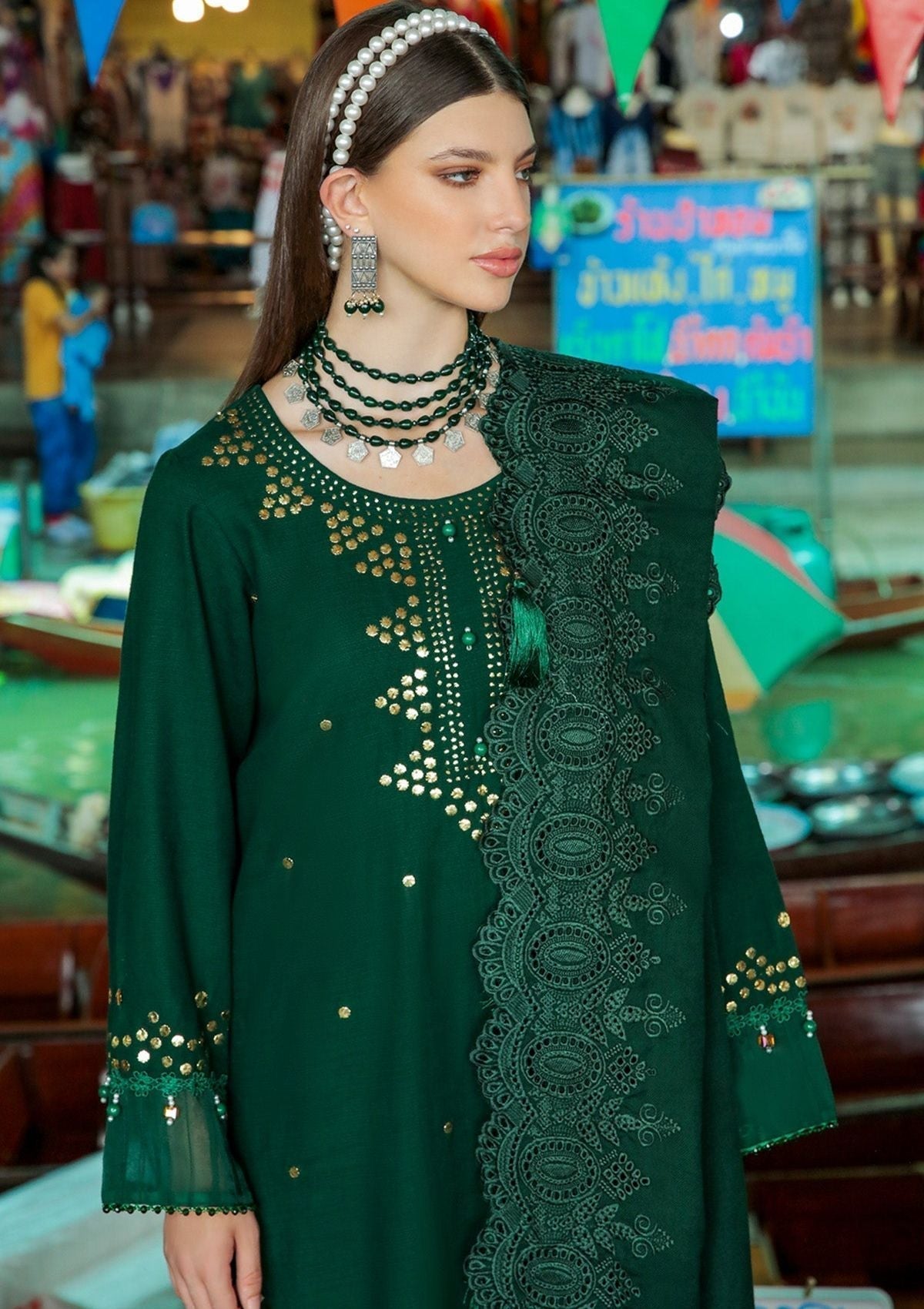 Winter Collection - Nureh - Bazaar - Chikankari - NW#75