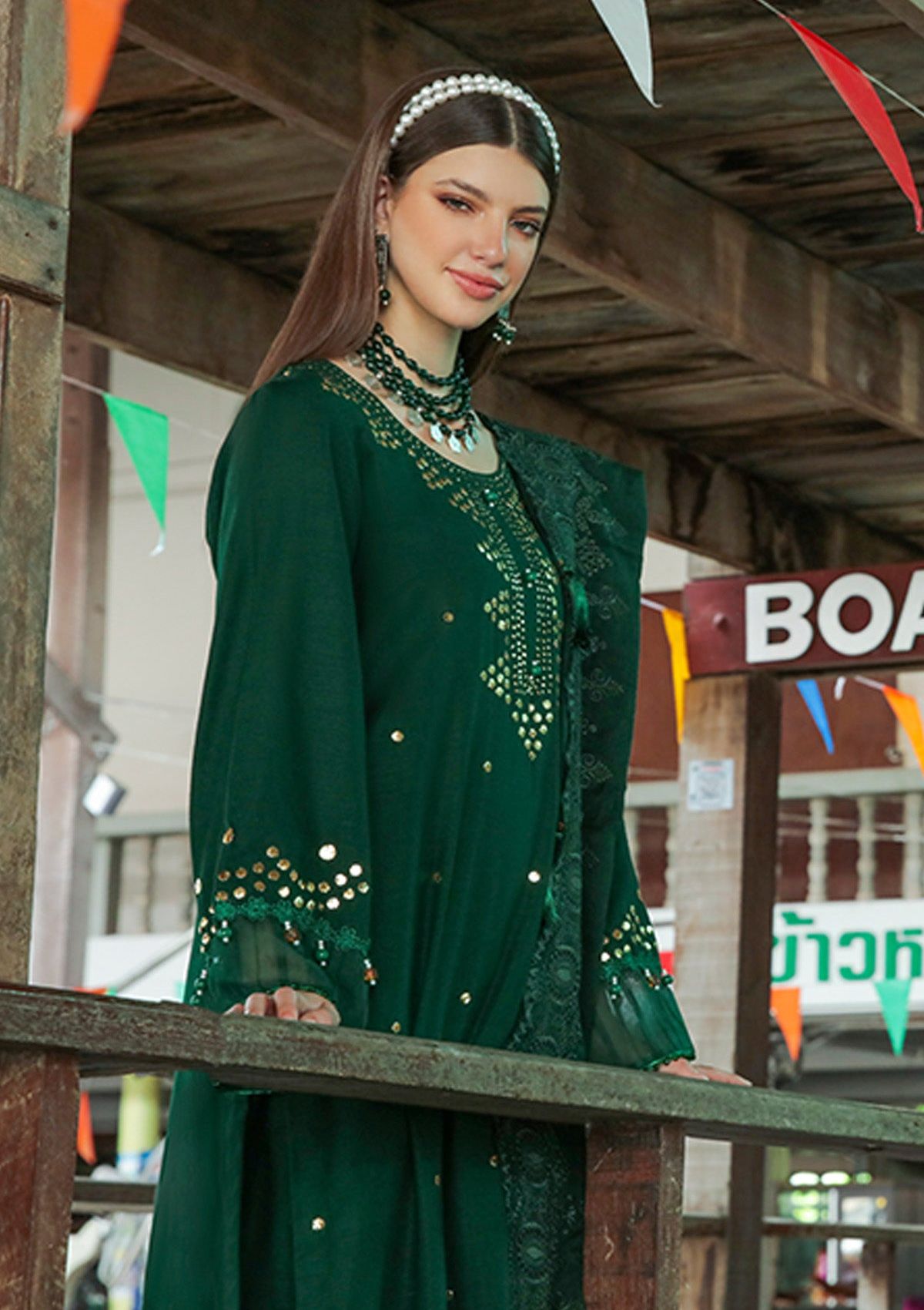 Winter Collection - Nureh - Bazaar - Chikankari - NW#75