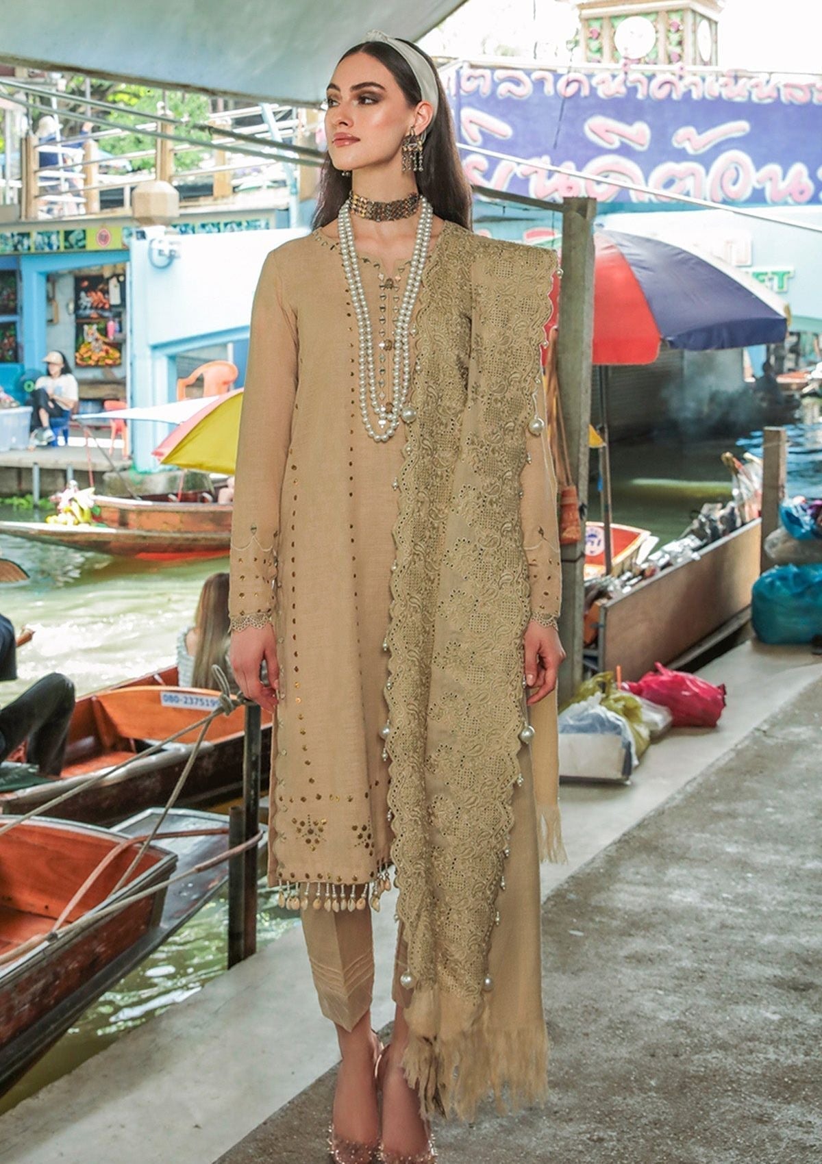 Winter Collection - Nureh - Bazaar - Chikankari - NW#76