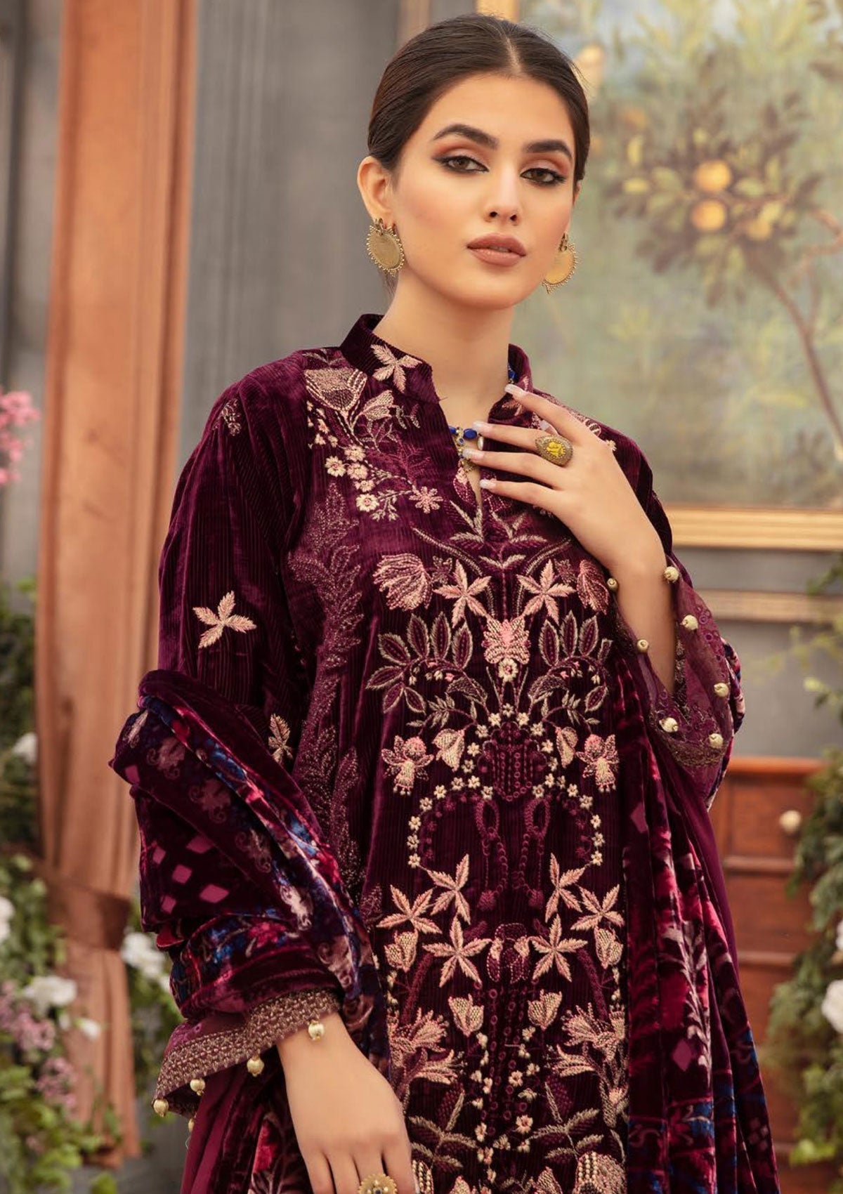 Winter Collection - Shaista - Kotrai Velvet - D#870