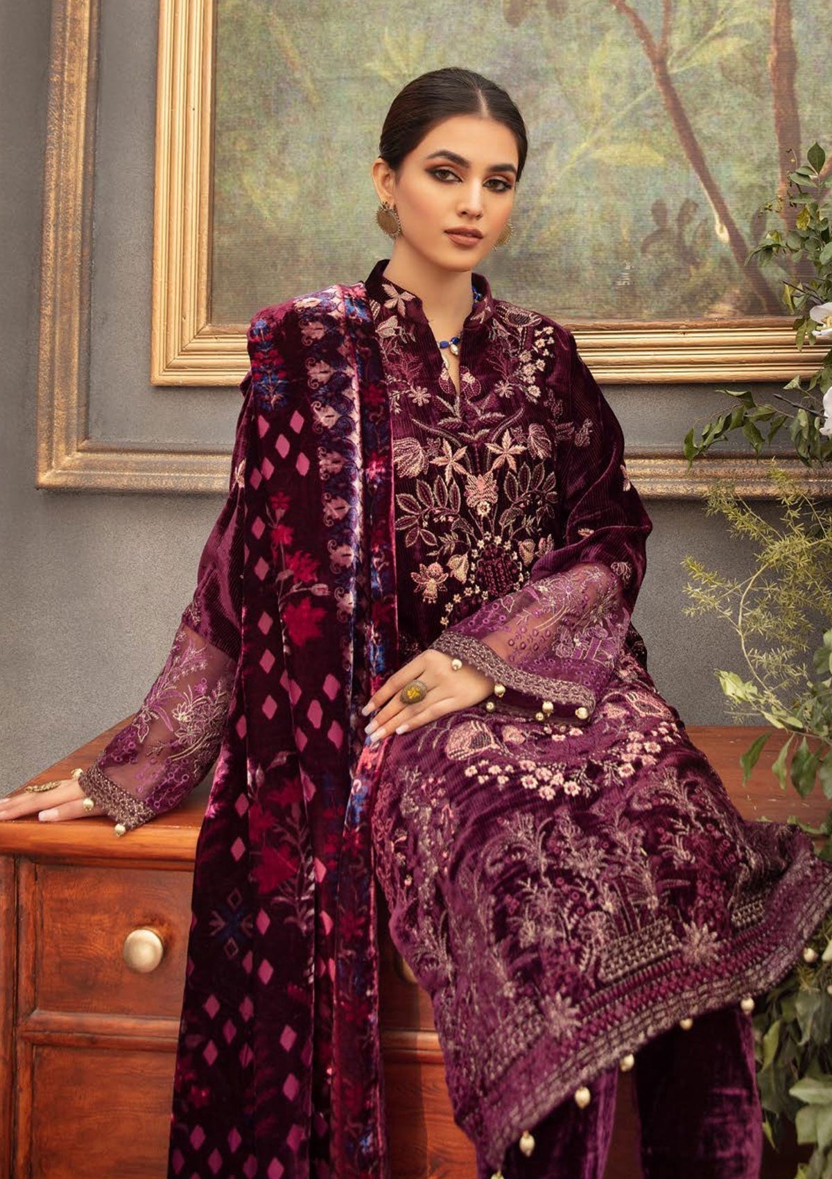 Winter Collection - Shaista - Kotrai Velvet - D#870