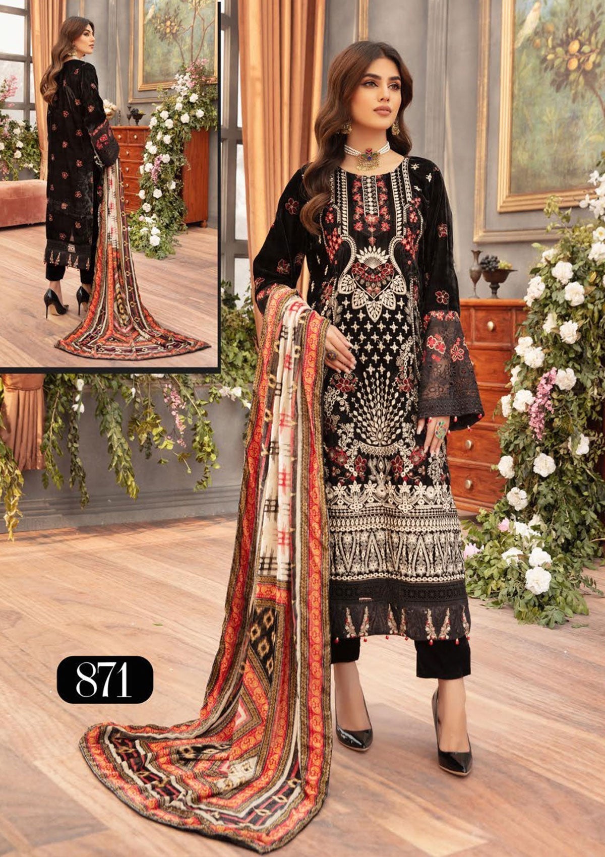 Winter Collection - Shaista - Kotrai Velvet - D#871