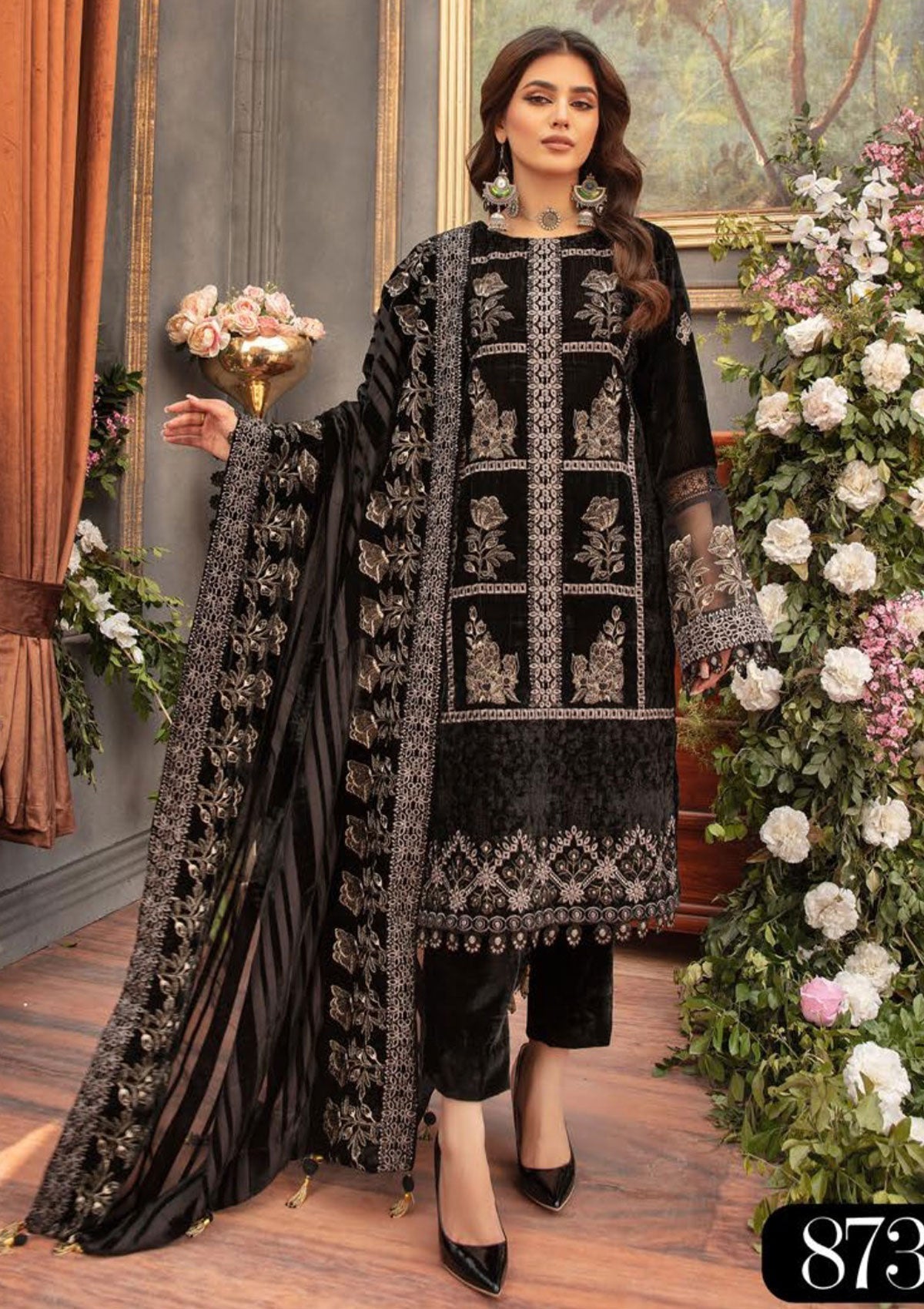 Winter Collection - Shaista - Kotrai Velvet - D#873