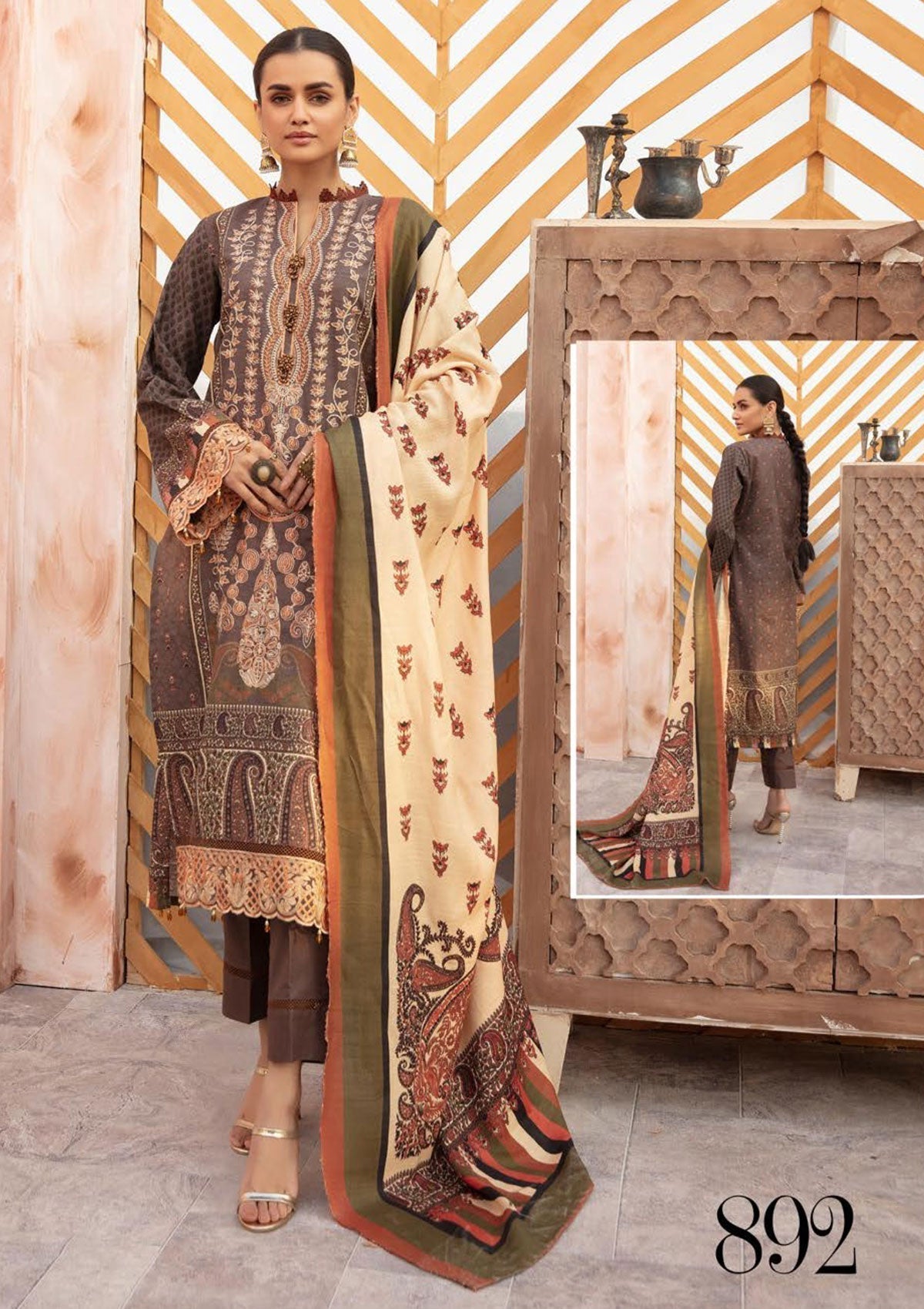 Winter Collection - Shaista - Nazakat - Khaddar - D#892