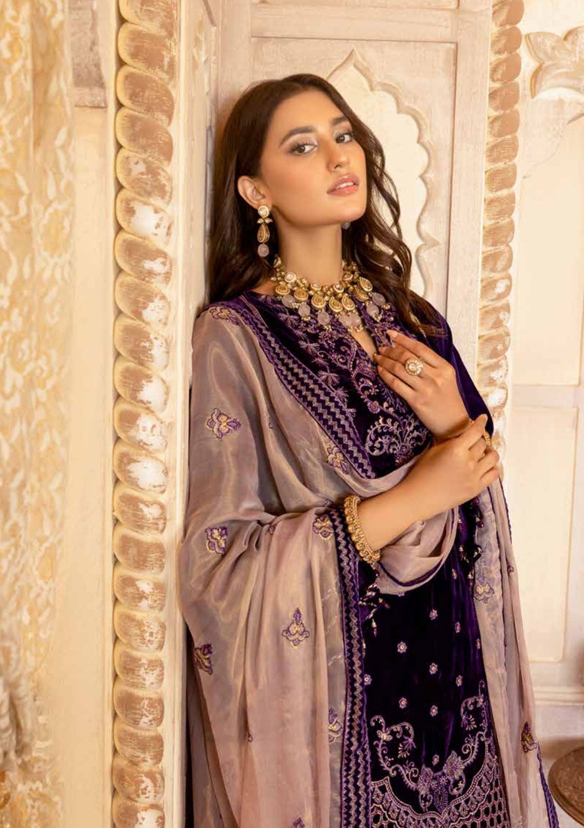 Winter Collection - Shaista - Velvet - Emb - SVEC#401