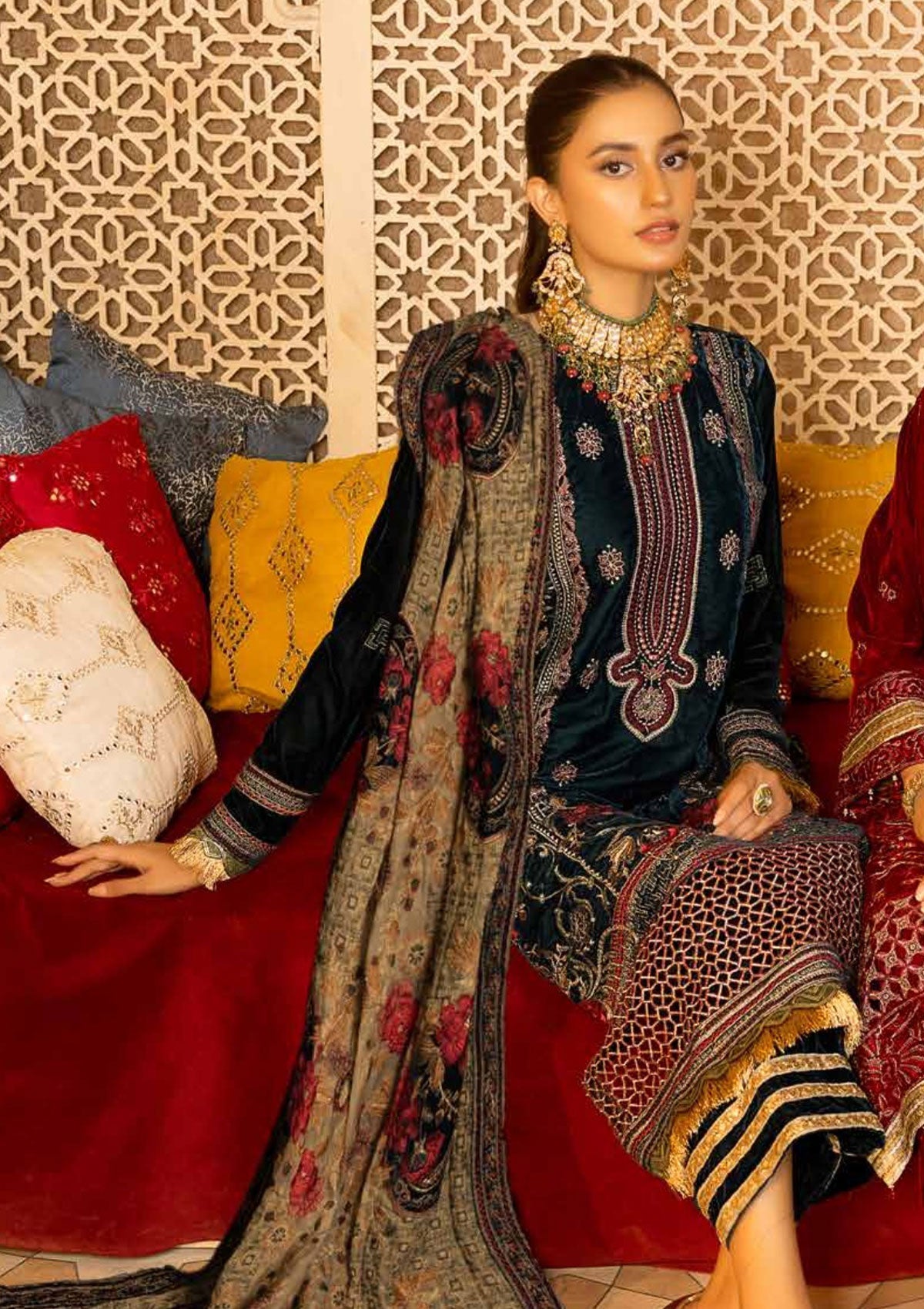 Winter Collection - Shaista - Velvet - Emb - SVEC#404