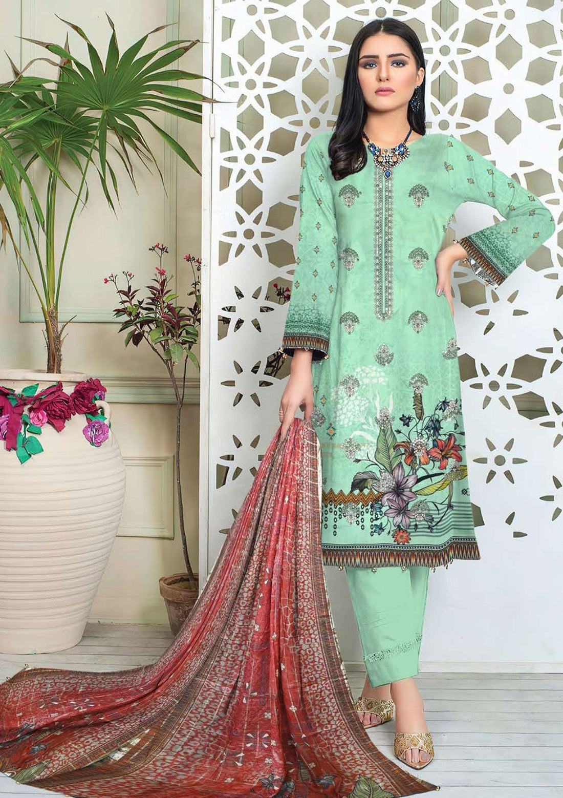 Winter Collection - Zara Meer - Viscose - V52 - D#1 - Official Zara Meer - Agha Fabrics UK