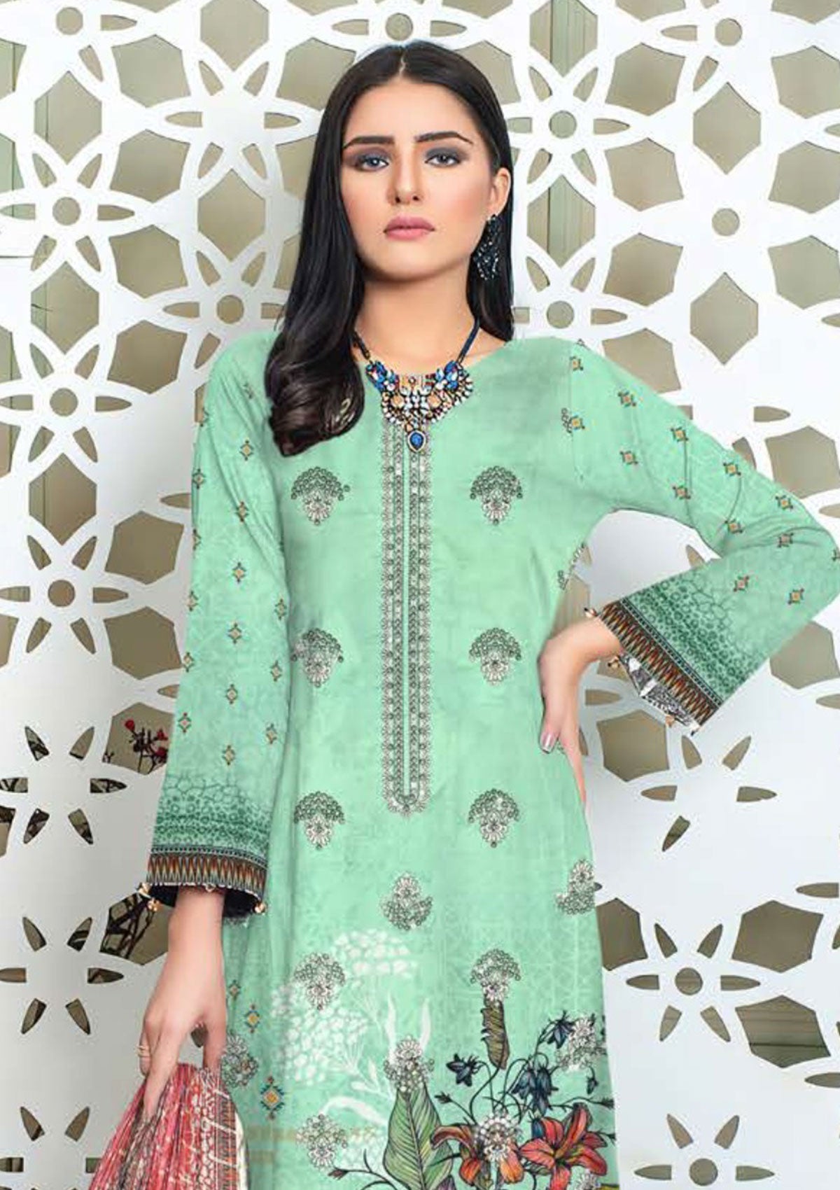 Winter Collection - Zara Meer - Viscose - V52 - D#1 - Official Zara Meer - Agha Fabrics UK