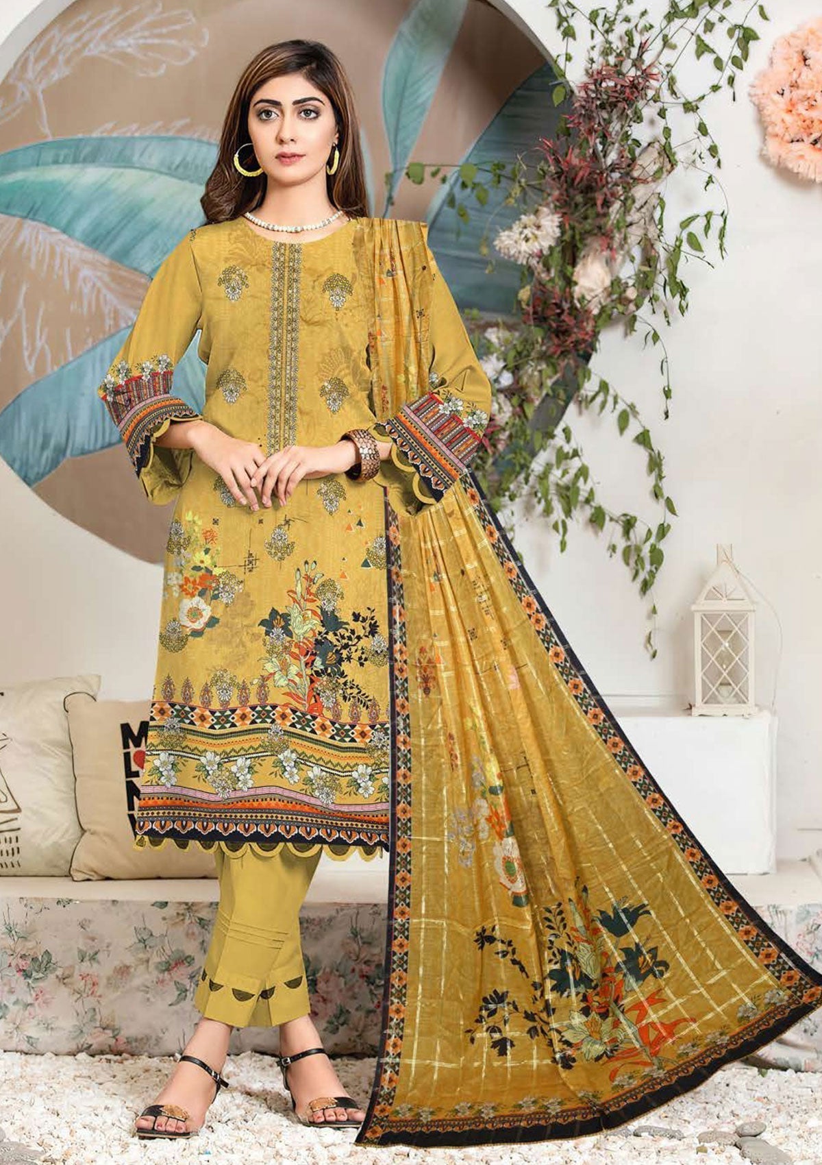 Winter Collection - Zara Meer - Viscose - V52 - D#10 - Official Zara Meer - Agha Fabrics UK