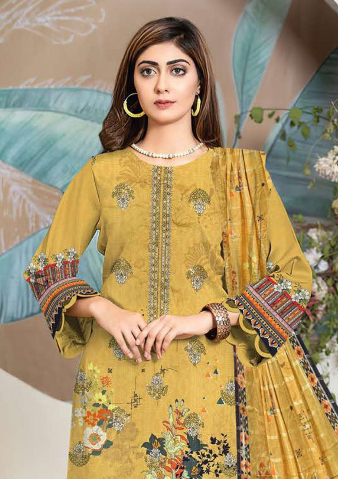 Winter Collection - Zara Meer - Viscose - V52 - D#10 - Official Zara Meer - Agha Fabrics UK