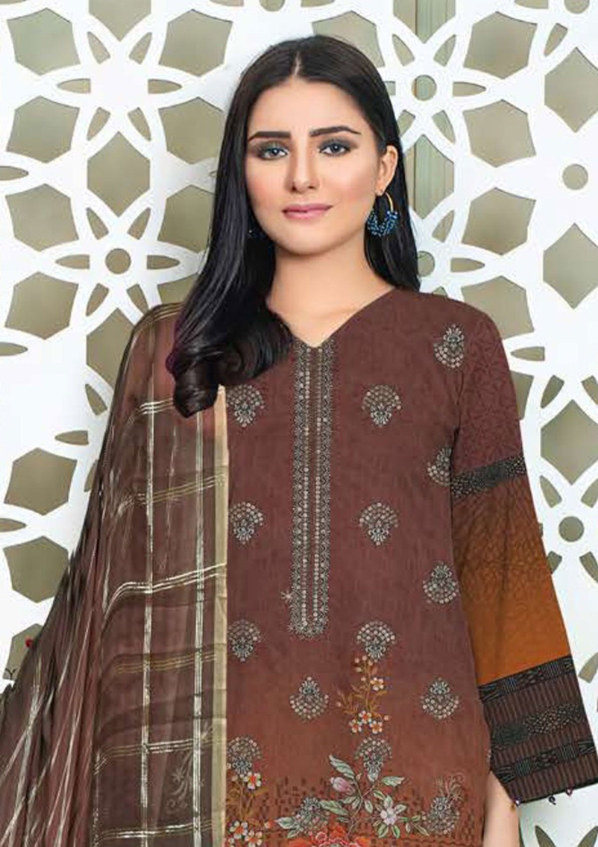 Winter Collection - Zara Meer - Viscose - V52 - D#2 - Official Zara Meer - Agha Fabrics UK