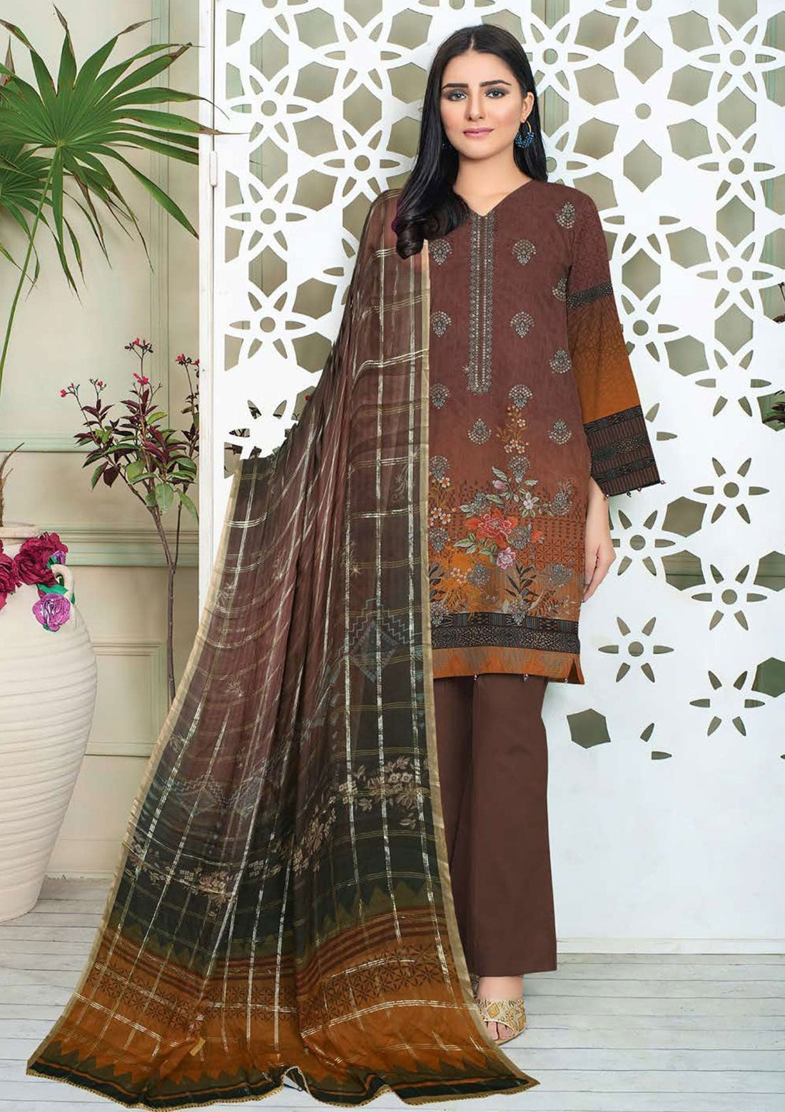 Winter Collection - Zara Meer - Viscose - V52 - D#2 - Official Zara Meer - Agha Fabrics UK