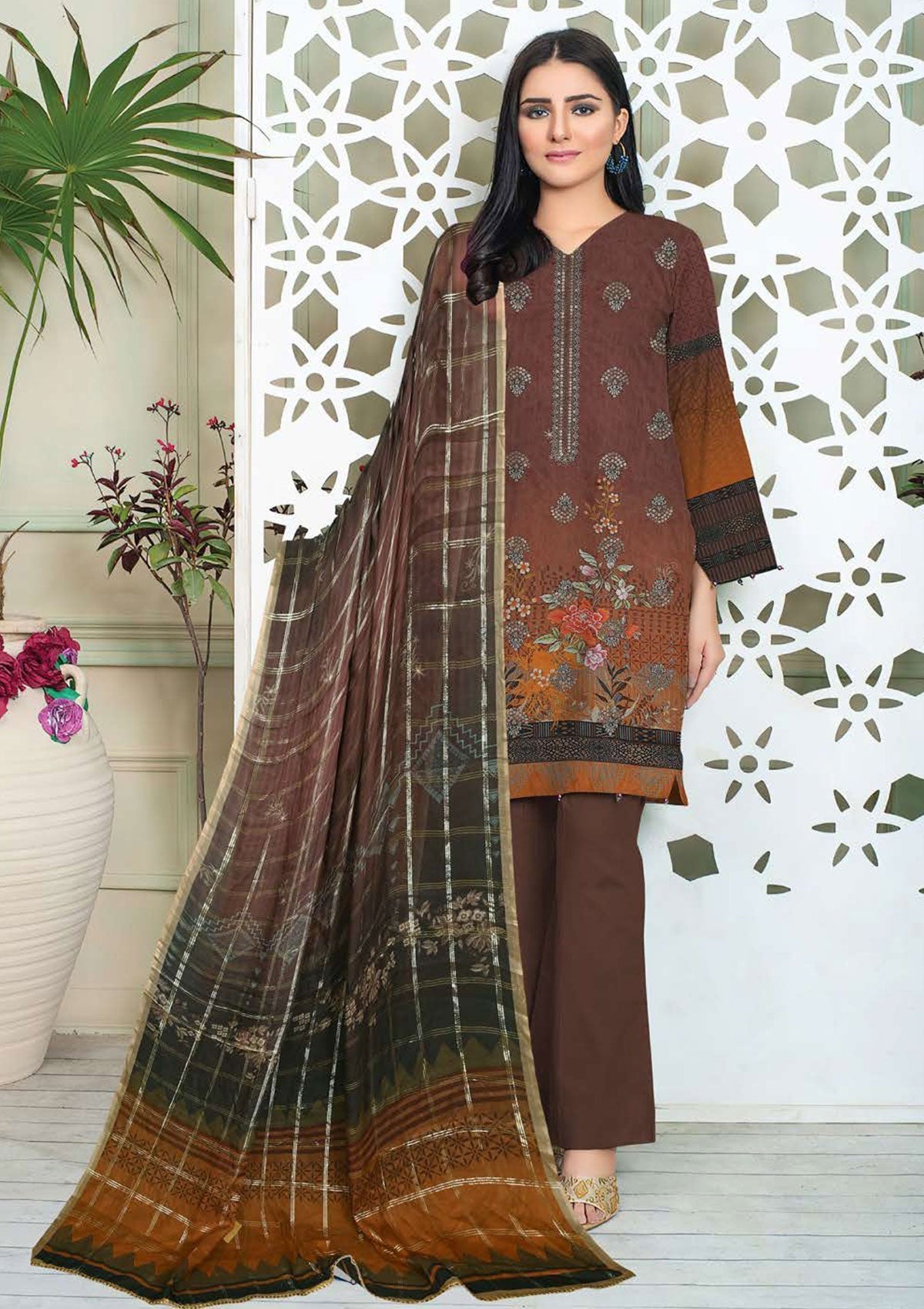 Winter Collection - Zara Meer - Viscose - V52 - D#2 - Official Zara Meer - Agha Fabrics UK