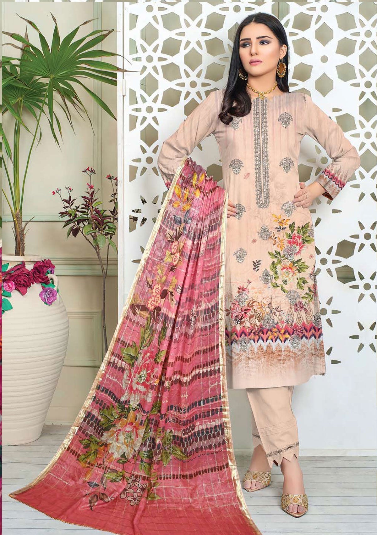 Winter Collection - Zara Meer - Viscose - V52 - D#5 - Official Zara Meer - Agha Fabrics UK