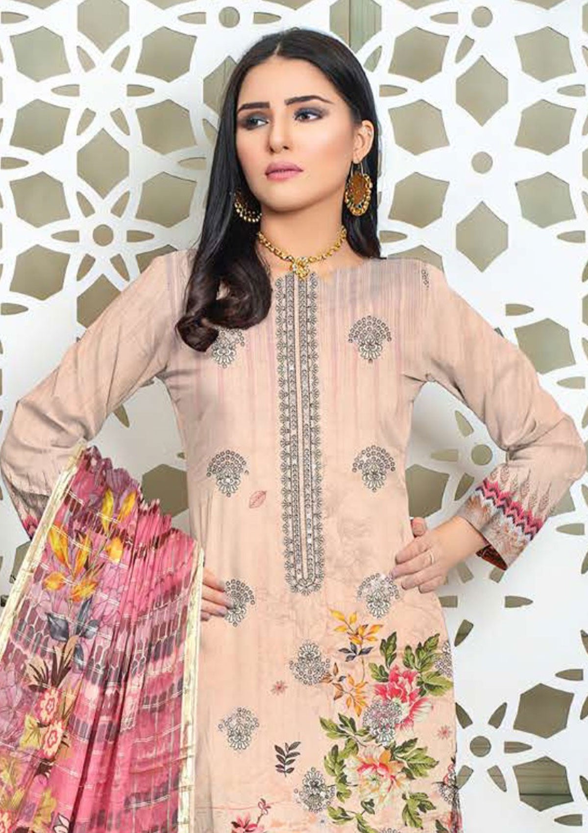 Winter Collection - Zara Meer - Viscose - V52 - D#5 - Official Zara Meer - Agha Fabrics UK