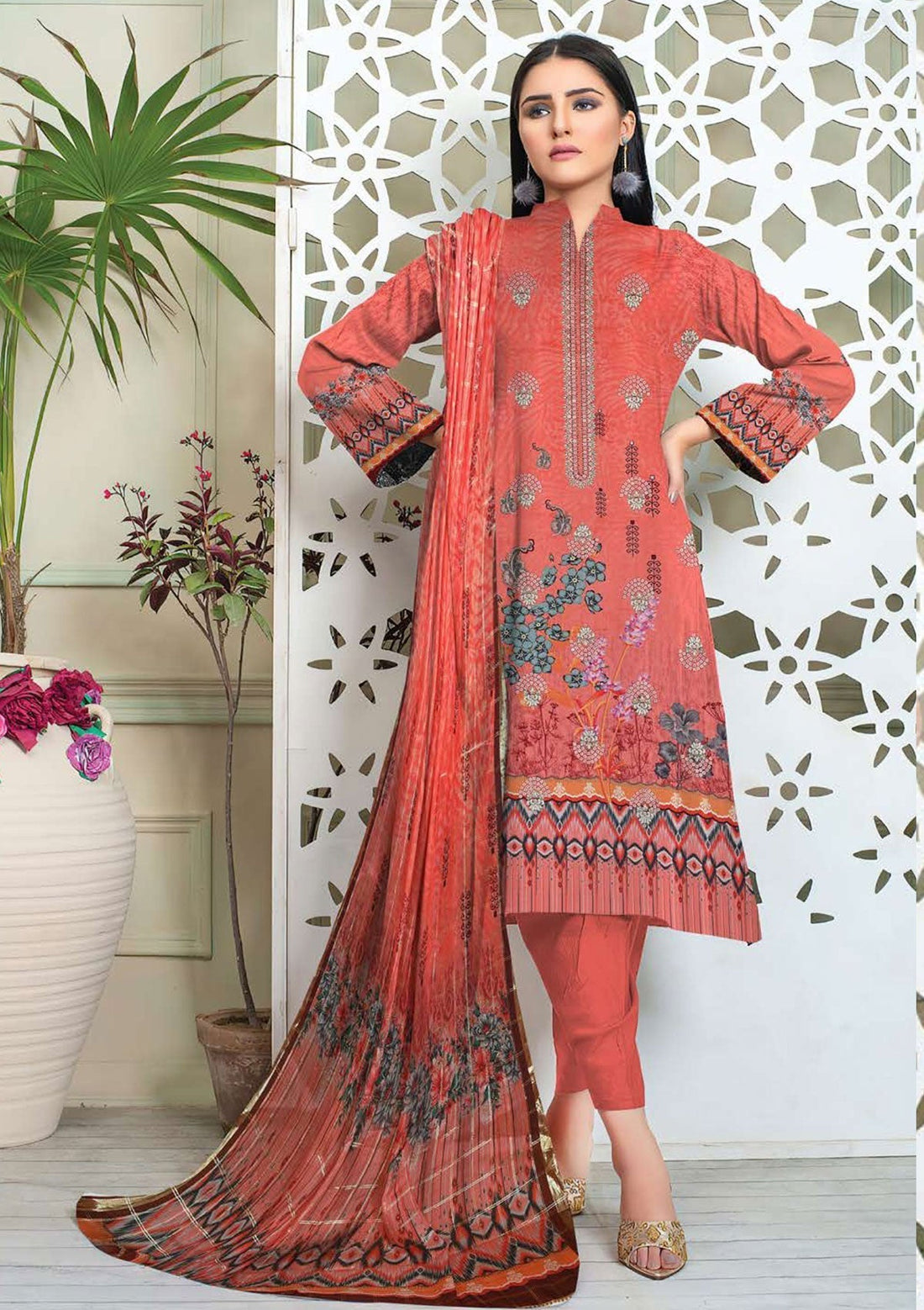 Winter Collection - Zara Meer - Viscose - V52 - D#6 - Official Zara Meer - Agha Fabrics UK