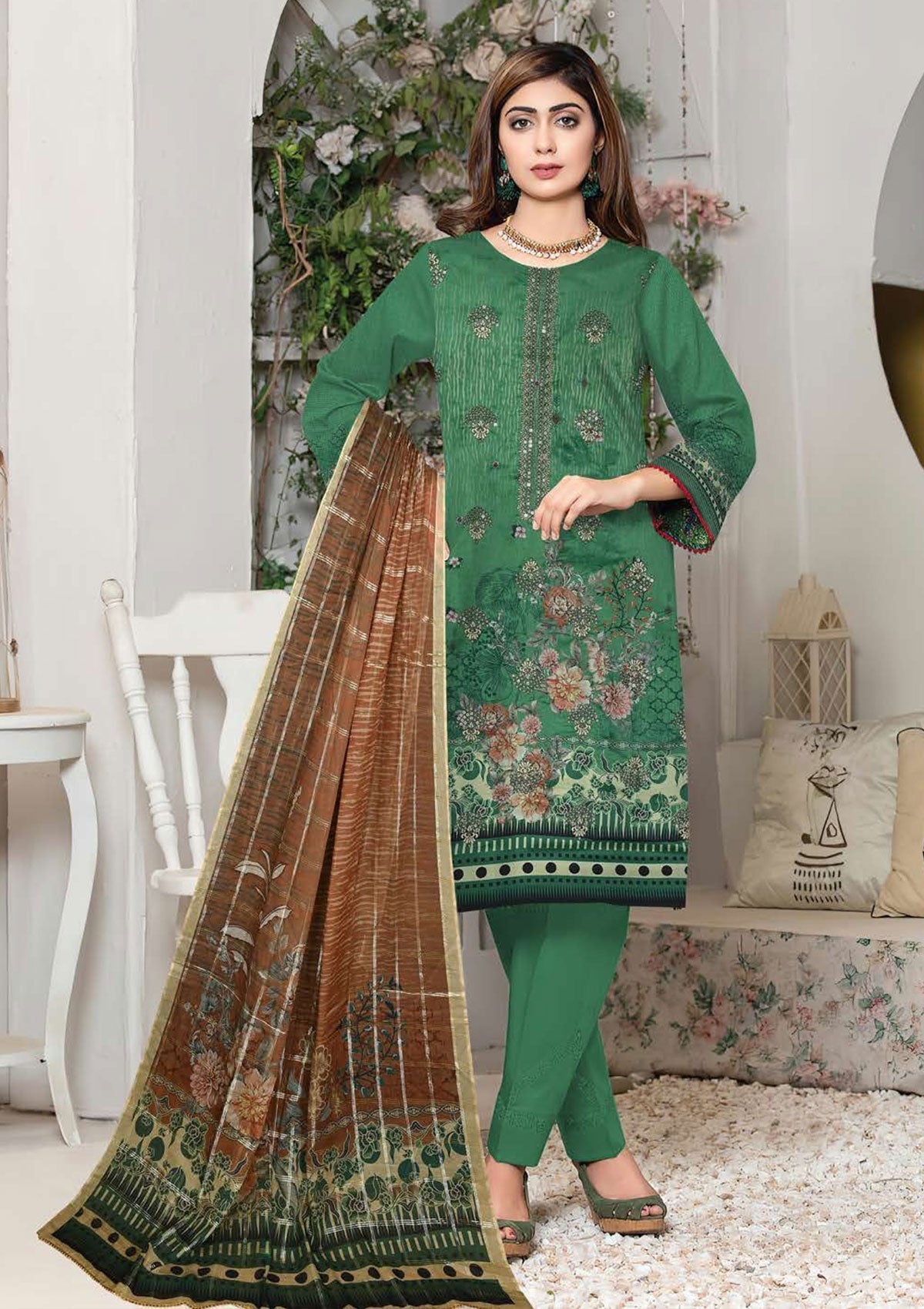 Winter Collection - Zara Meer - Viscose - V52 - D#7 - Official Zara Meer - Agha Fabrics UK
