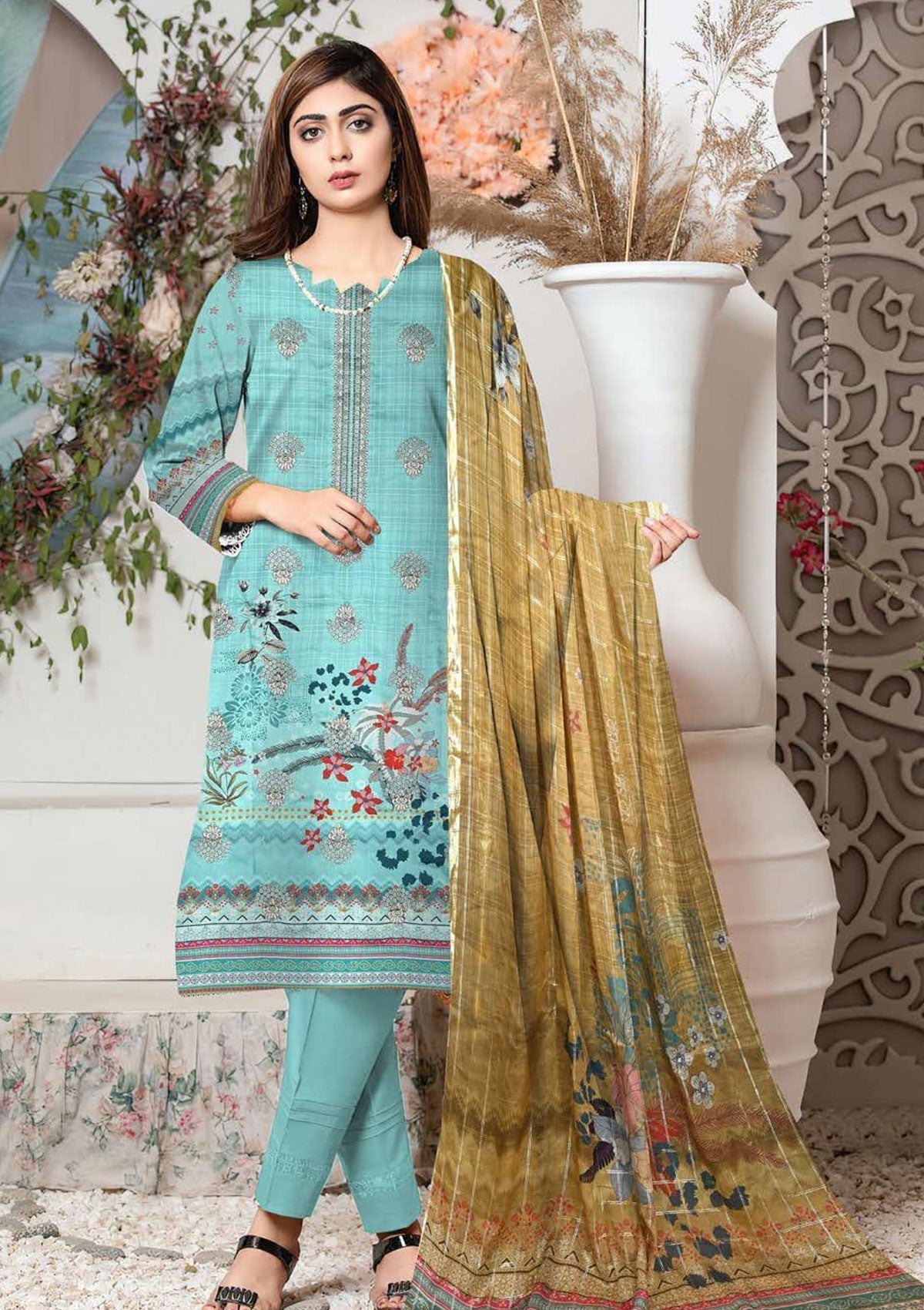 Winter Collection - Zara Meer - Viscose - V52 - D#9 - Official Zara Meer - Agha Fabrics UK