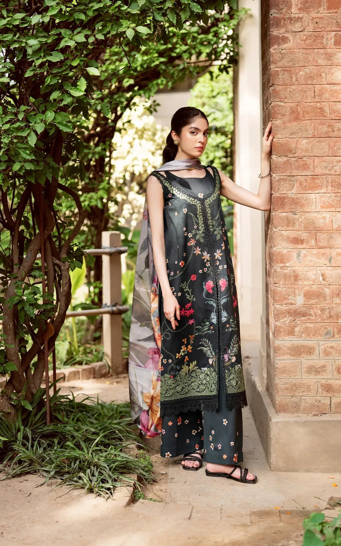 Asifa and Nabeel | Yakin Summer 25 | Elysian-(YKL25-11) -  Asifa and Nabeel Ladies Clothes - Original Designer Dress - House of Maryam