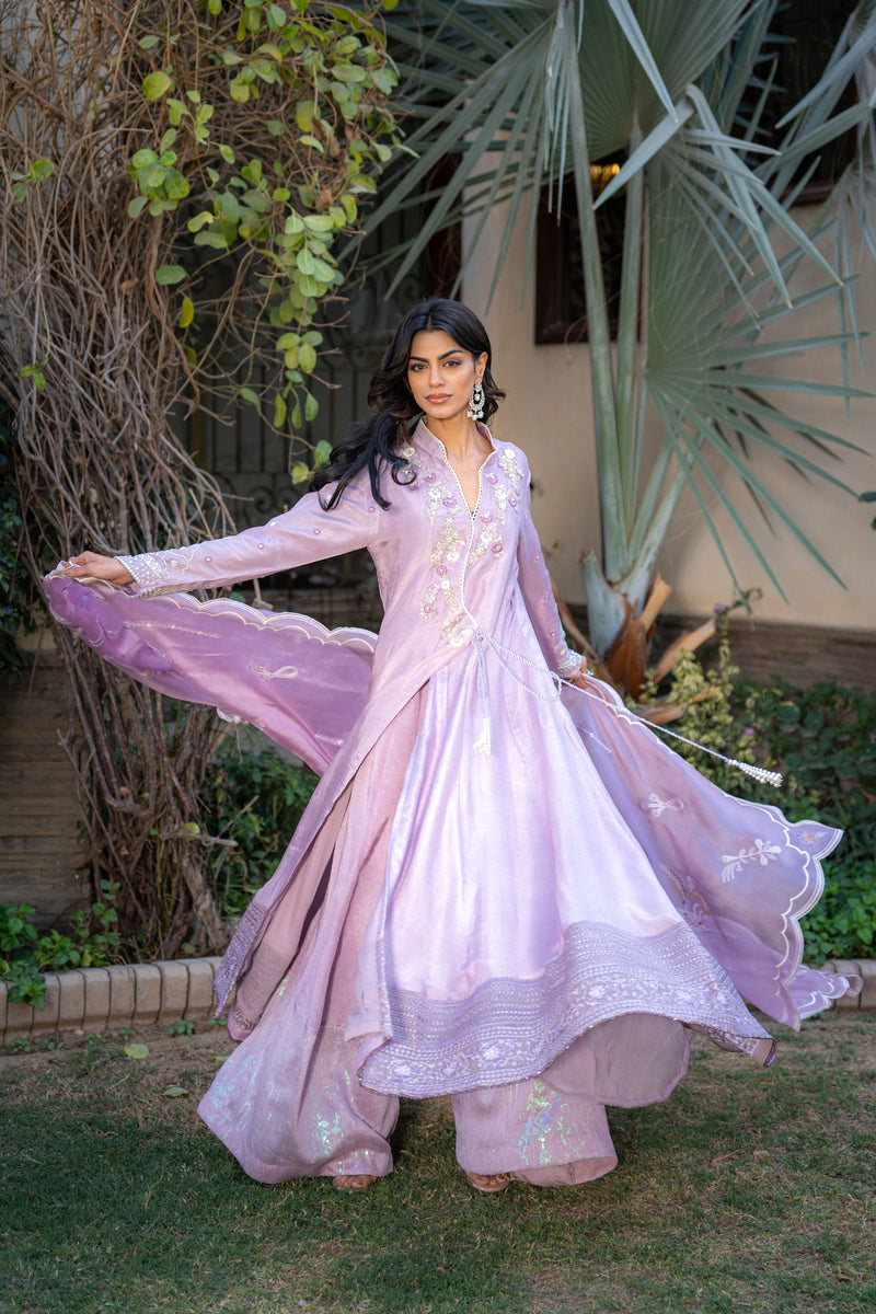 Wahaj M Khan | Pari Collection | Lilac Anarkali