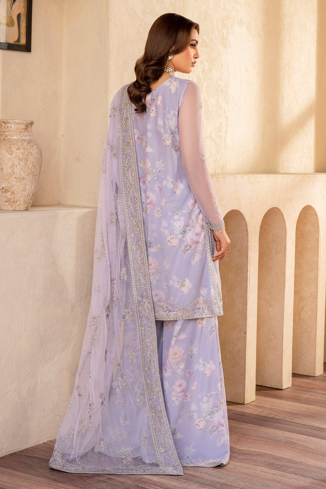 Zarif | Iris Printed Embroidered Edit 24 | LOTUS