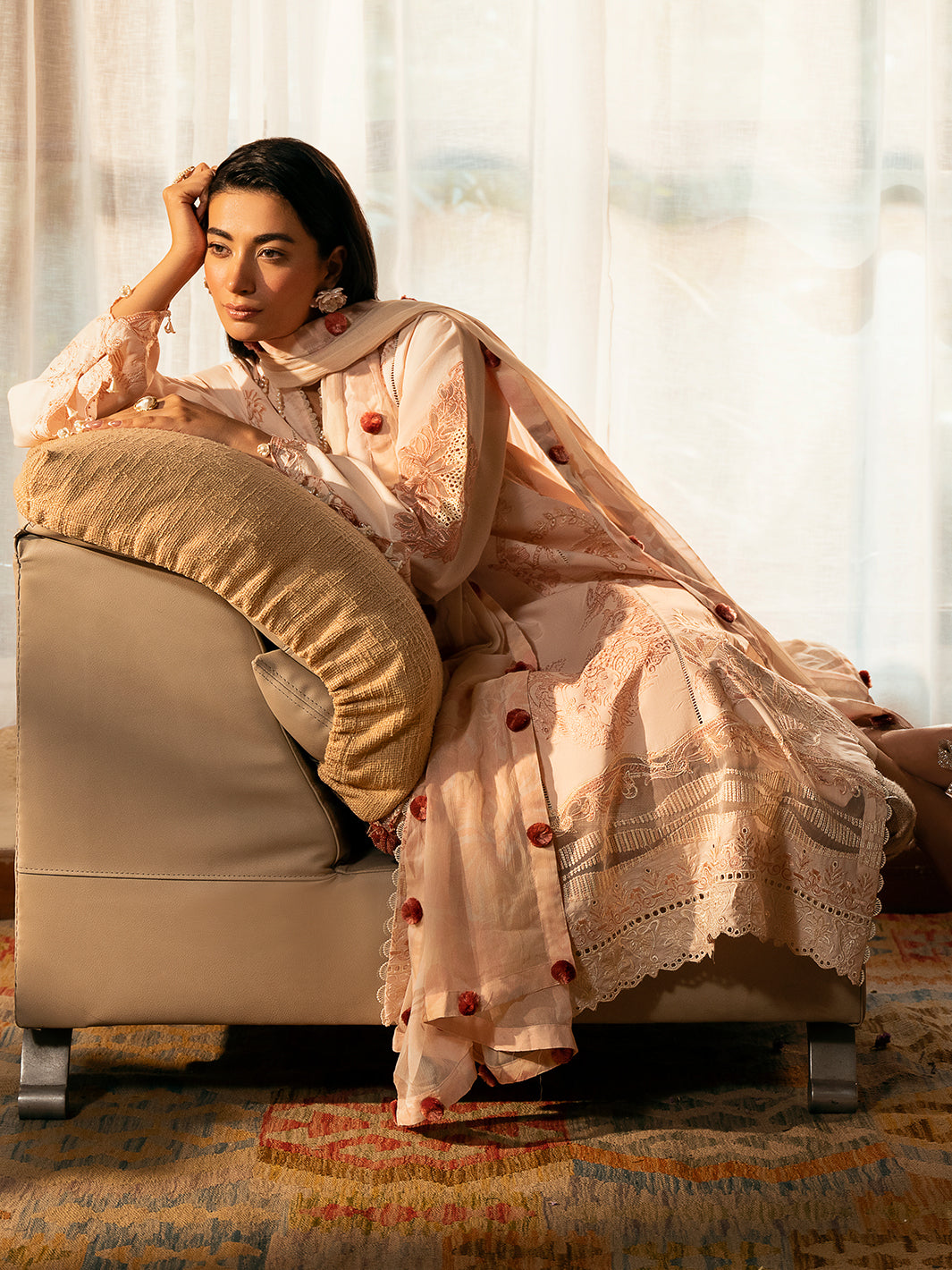 Izel | Dastak Luxury Lawn | AARZOO