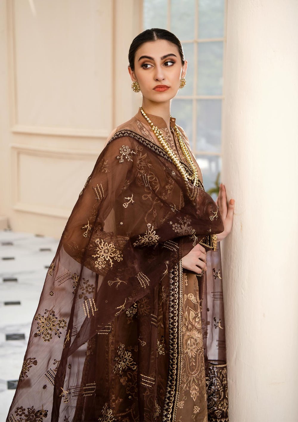 Aik Atelier | Formals Collection | LUMIERE - LOOK 04 - Official Aik Atelier - Agha Fabrics UK