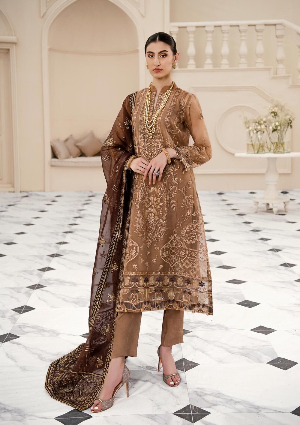 Aik Atelier | Formals Collection | LUMIERE - LOOK 04 - Official Aik Atelier - Agha Fabrics UK