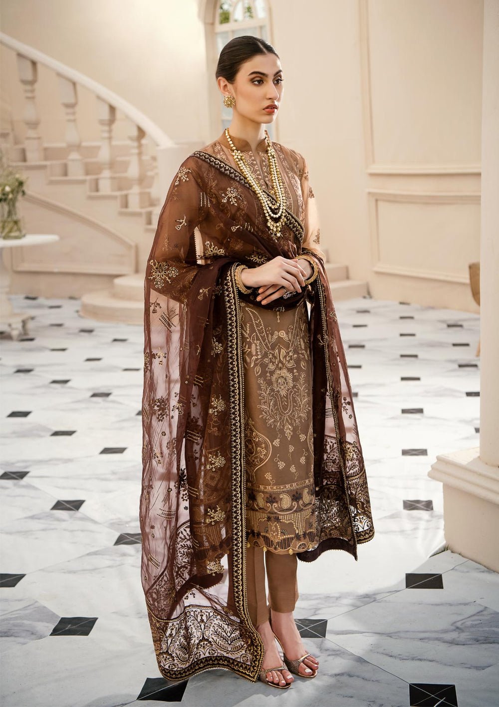 Aik Atelier | Formals Collection | LUMIERE - LOOK 04 - Official Aik Atelier - Agha Fabrics UK