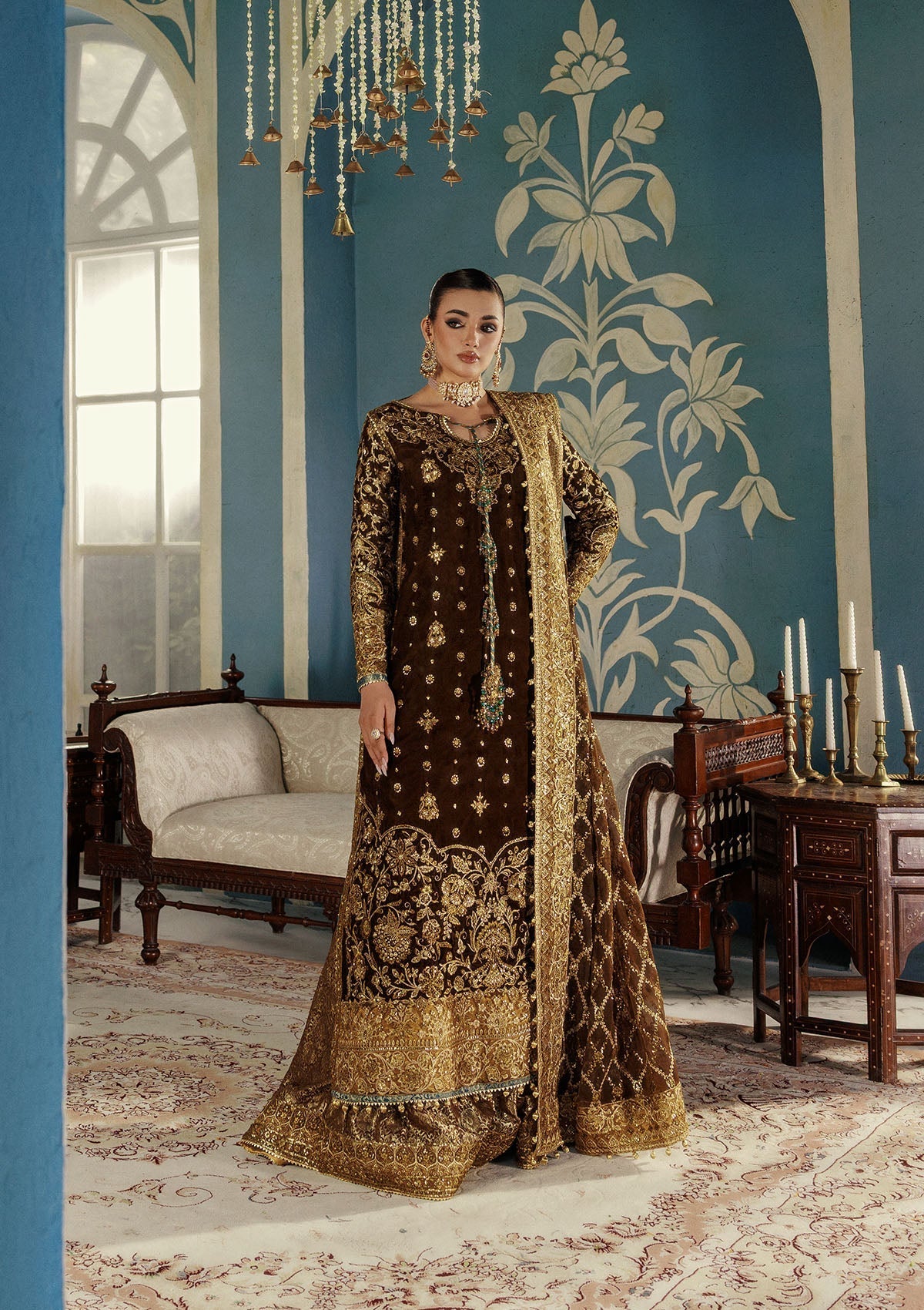 Aik Atelier | Udaipur Velvet 25 | LOOK 01 - Official Aik Atelier - Agha Fabrics UK