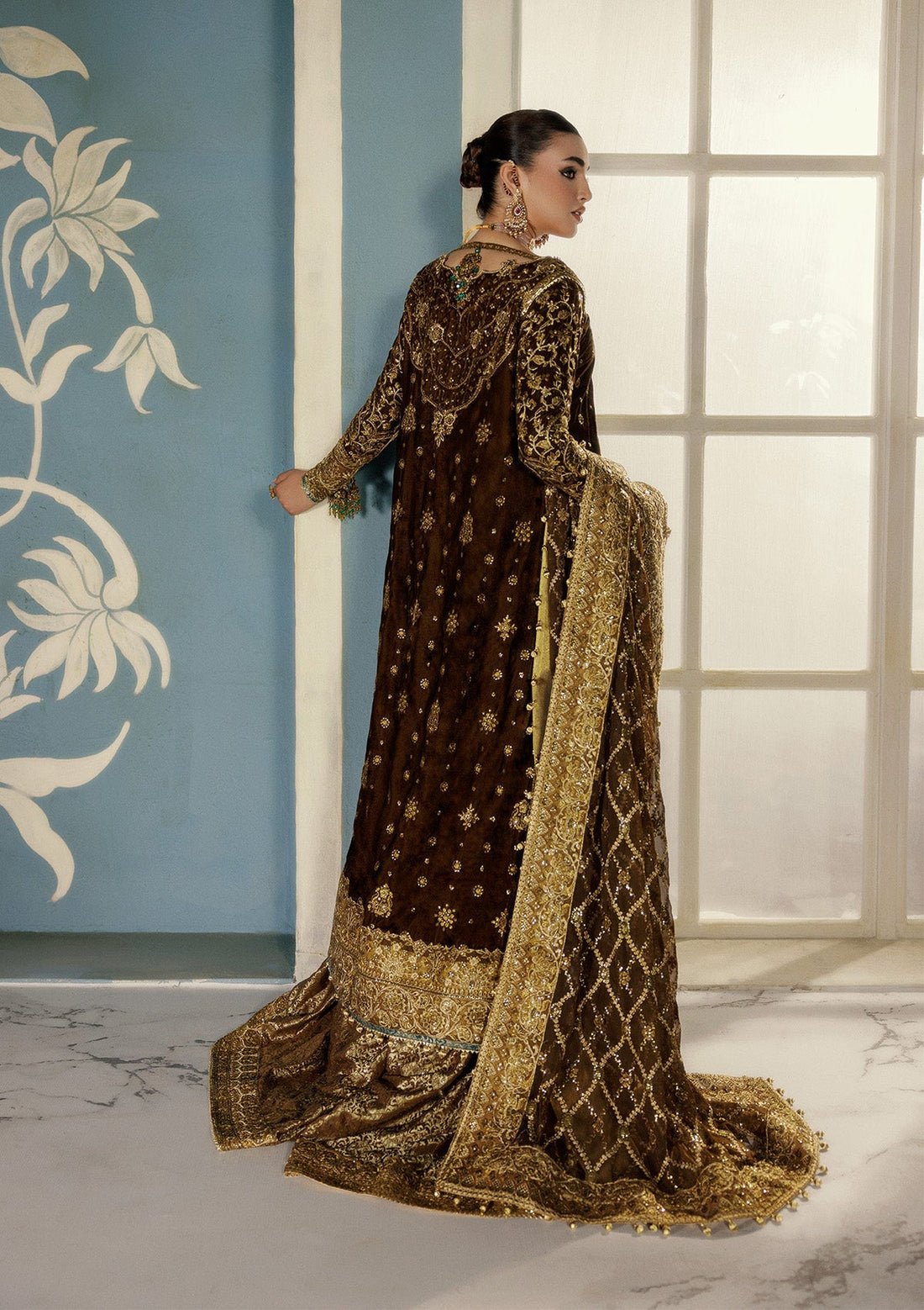 Aik Atelier | Udaipur Velvet 25 | LOOK 01 - Official Aik Atelier - Agha Fabrics UK