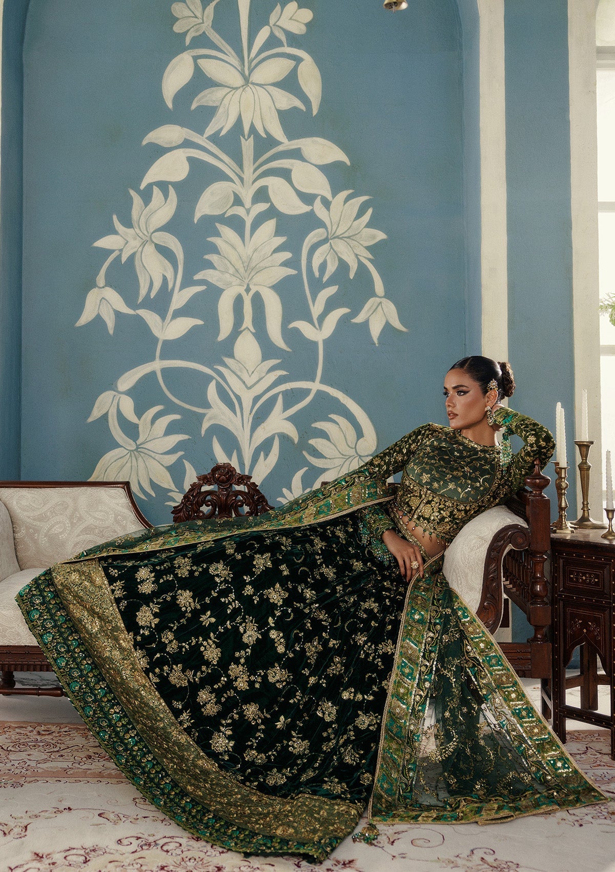 Aik Atelier | Udaipur Velvet 25 | LOOK 02 - Official Aik Atelier - Agha Fabrics UK