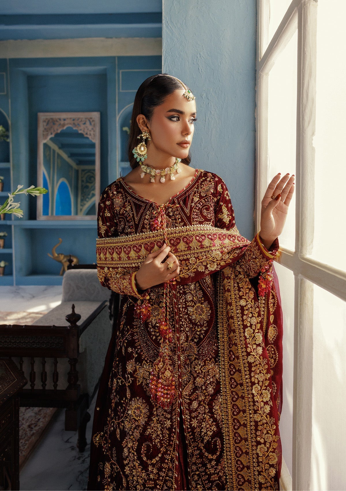 Aik Atelier | Udaipur Velvet 25 | LOOK 05 - Official Aik Atelier - Agha Fabrics UK