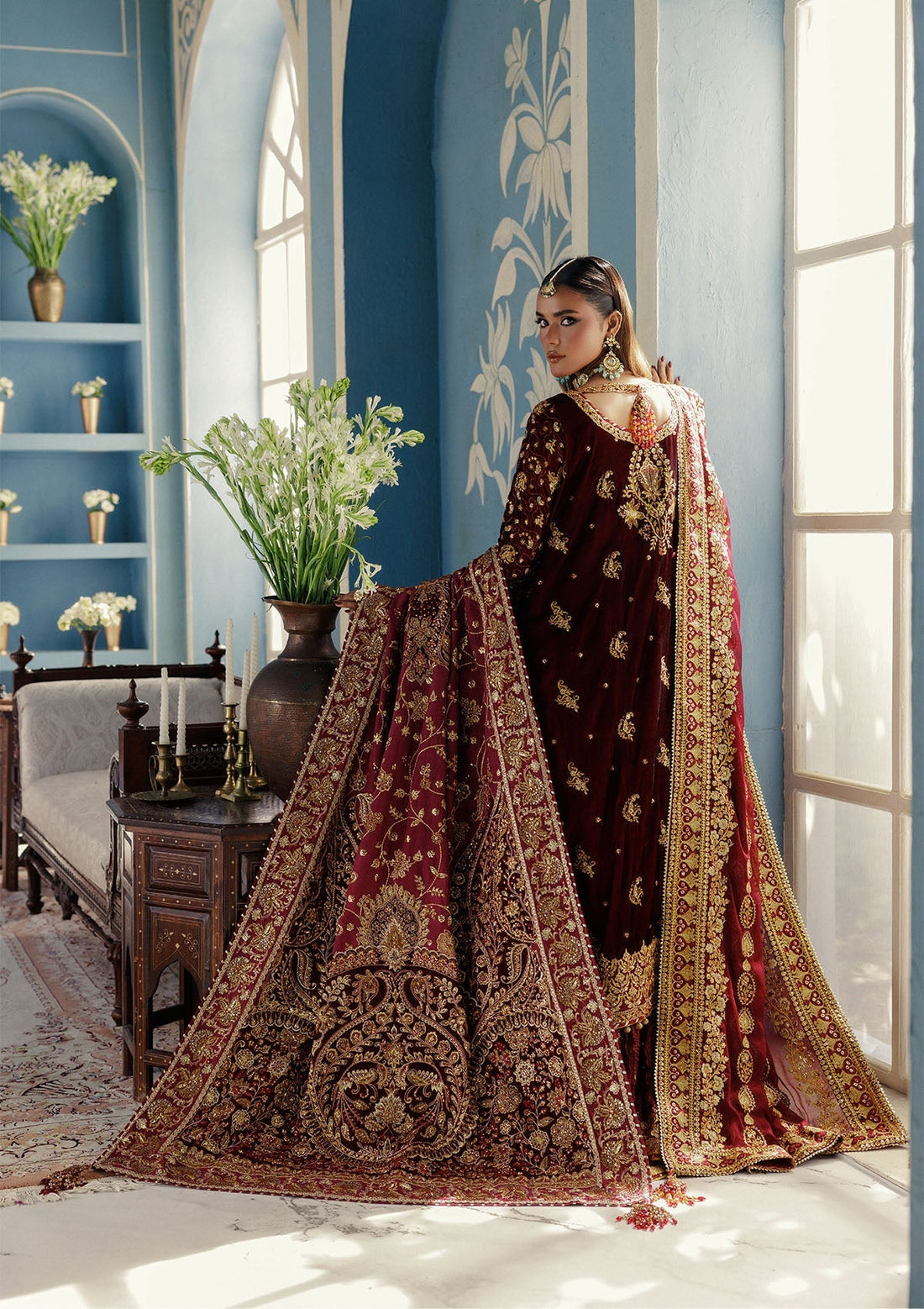 Aik Atelier | Udaipur Velvet 25 | LOOK 05 - Official Aik Atelier - Agha Fabrics UK
