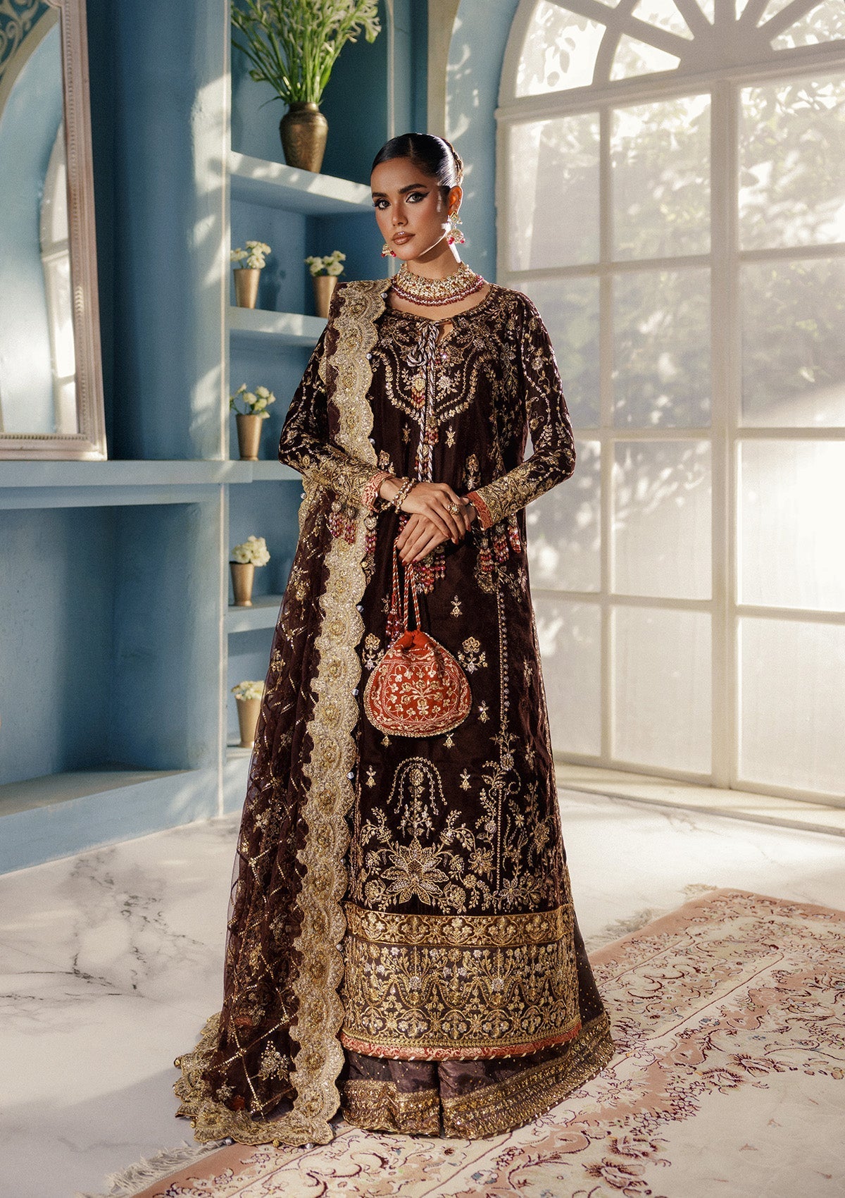 Aik Atelier | Udaipur Velvet 25 | LOOK 06 - Official Aik Atelier - Agha Fabrics UK