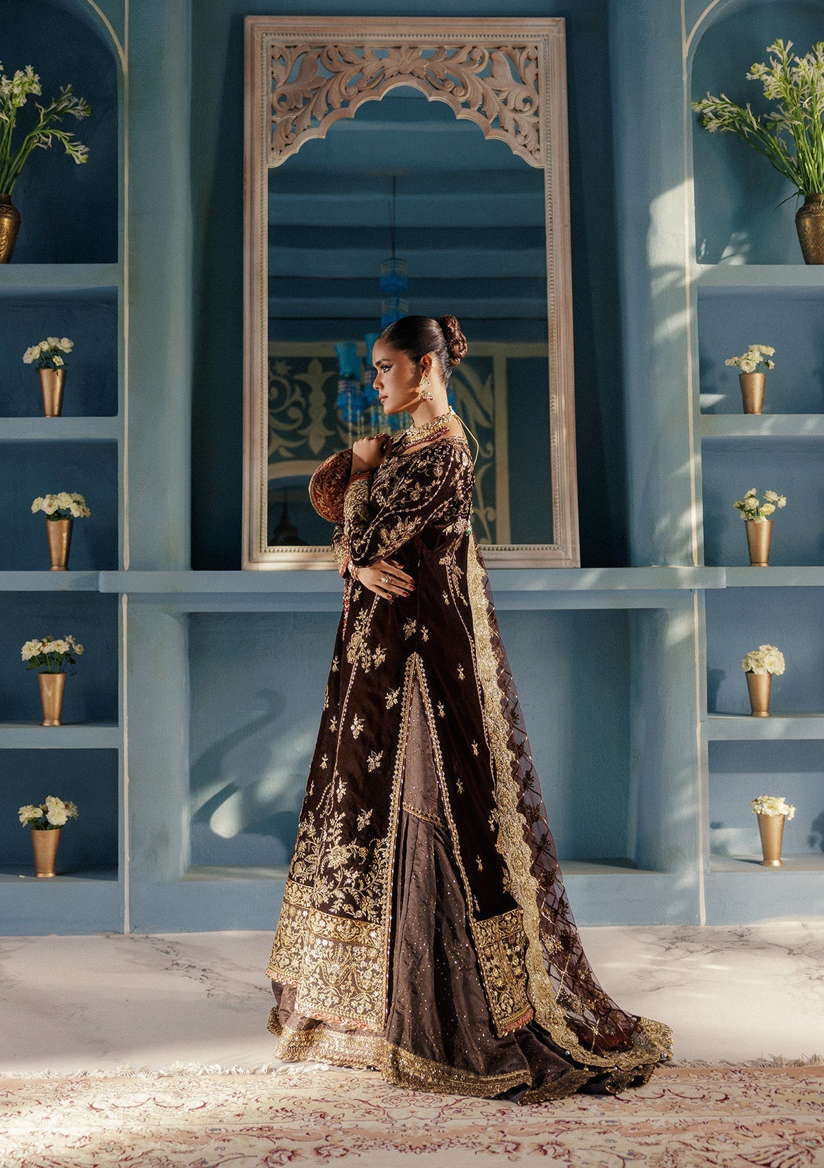 Aik Atelier | Udaipur Velvet 25 | LOOK 06 - Official Aik Atelier - Agha Fabrics UK