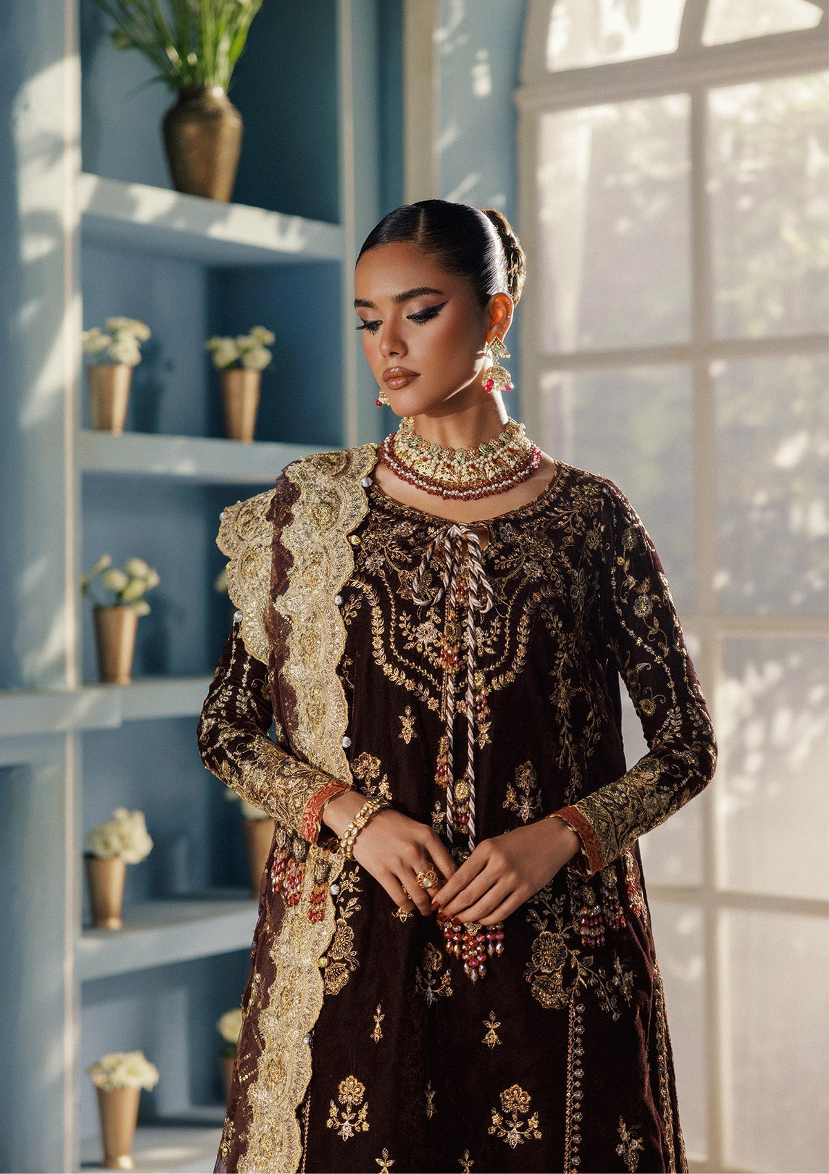 Aik Atelier | Udaipur Velvet 25 | LOOK 06 - Official Aik Atelier - Agha Fabrics UK