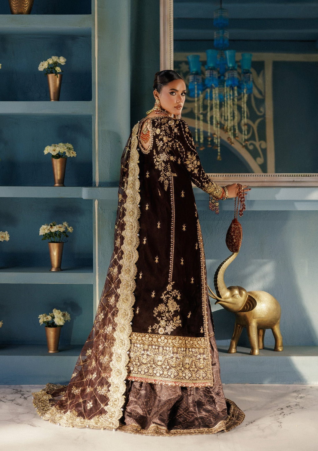 Aik Atelier | Udaipur Velvet 25 | LOOK 06 - Official Aik Atelier - Agha Fabrics UK