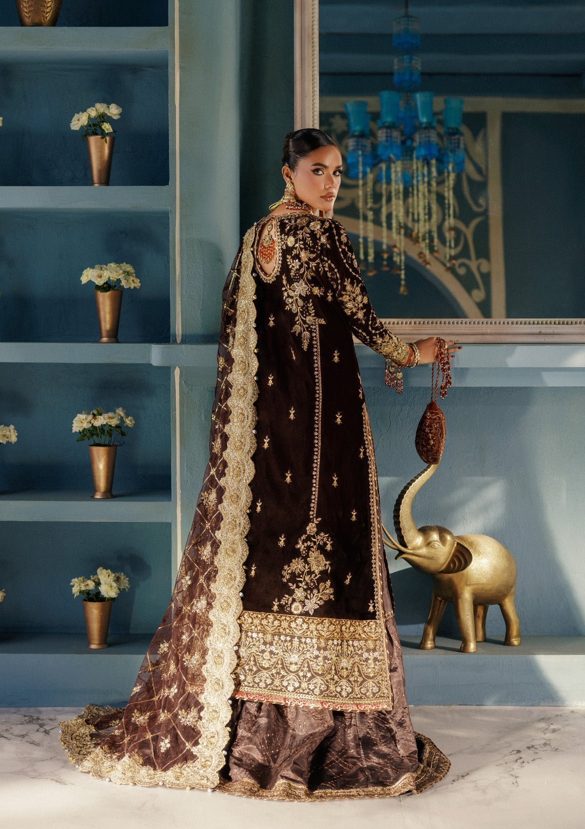 Aik Atelier | Udaipur Velvet 25 | LOOK 06 - Official Aik Atelier - Agha Fabrics UK
