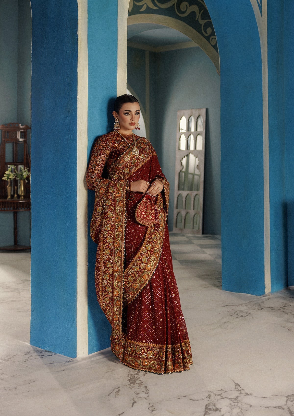 Aik Atelier | Udaipur Velvet 25 | LOOK 09 - Official Aik Atelier - Agha Fabrics UK