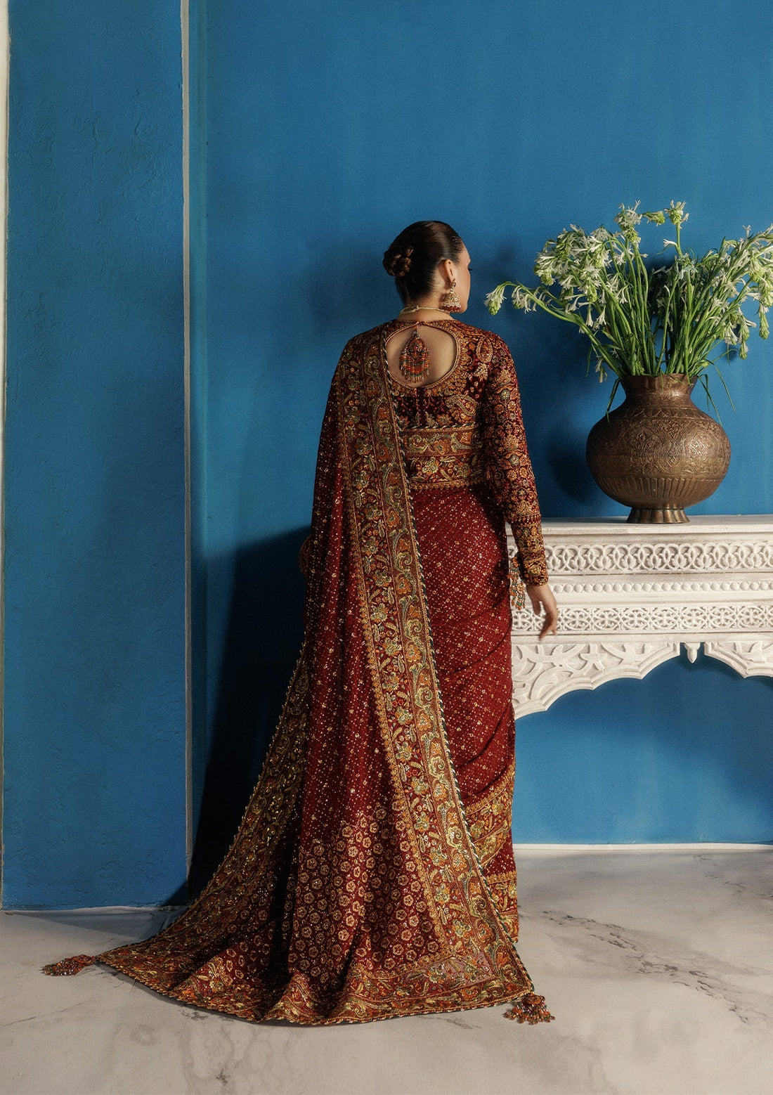Aik Atelier | Udaipur Velvet 25 | LOOK 09 - Official Aik Atelier - Agha Fabrics UK