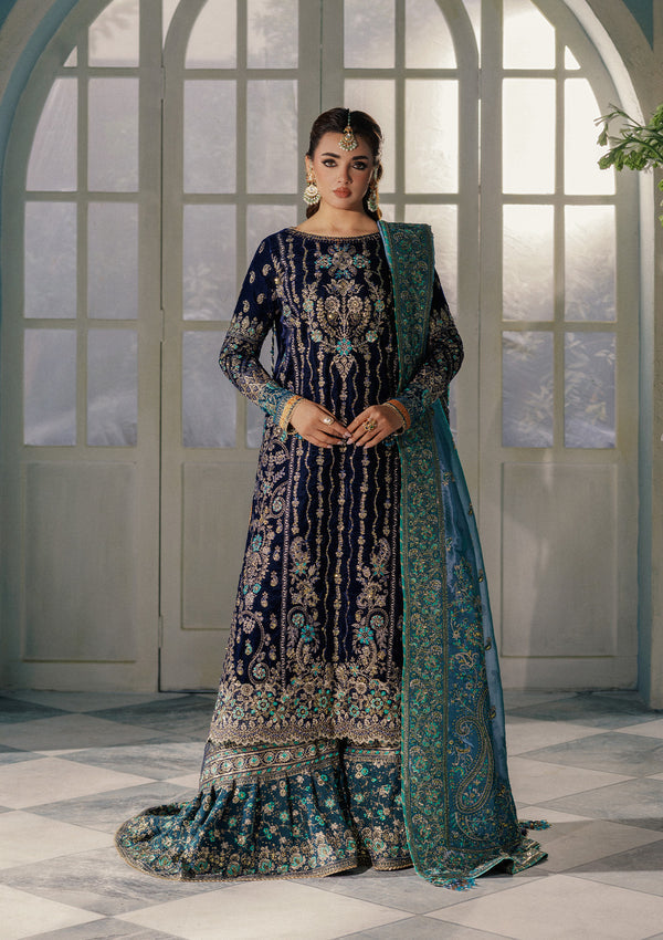 Aik Atelier | Udaipur Velvet 25 | LOOK 10 - Official Aik Atelier - Agha Fabrics UK