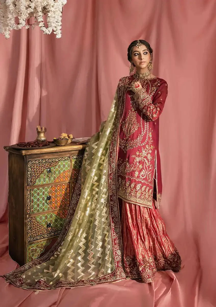 Aik Atelier | Wedding Festive 23 | LOOK 01 - Official Aik Atelier - Agha Fabrics UK