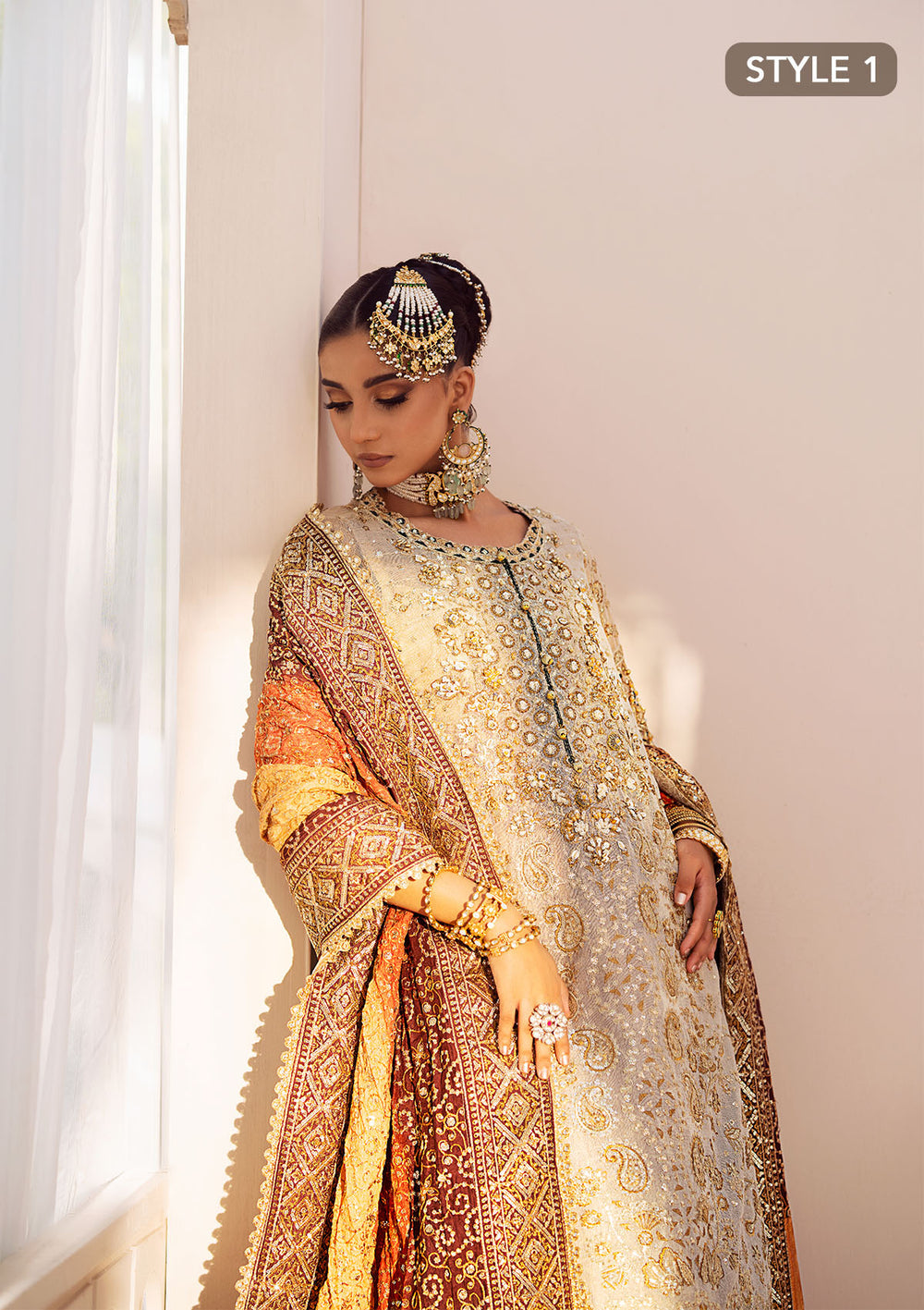 Aik Atelier | Wedding Festive 24 | LOOK 01 - Official Aik Atelier - Agha Fabrics UK