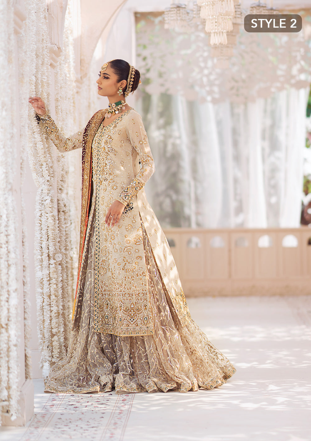 Aik Atelier | Wedding Festive 24 | LOOK 01 - Official Aik Atelier - Agha Fabrics UK